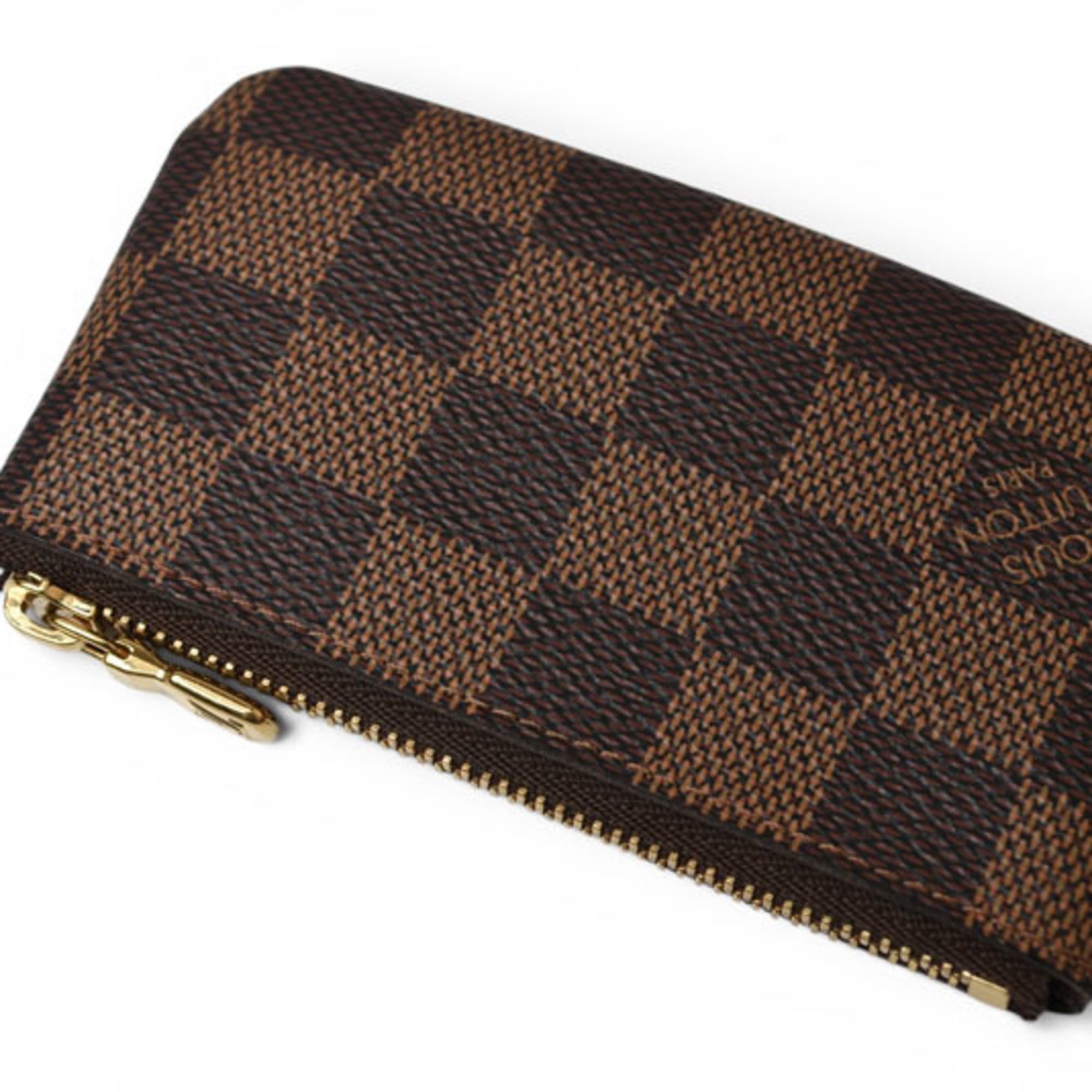 Louis Vuitton Damier Brown Damier Canvas Coin Purse/Coin Case (Pre-Owned)