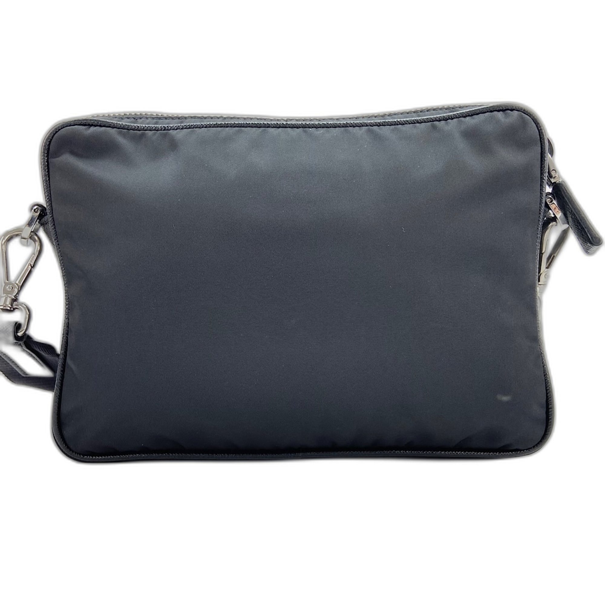 Prada Black Nylon Shoulder Bag (Pre-Owned)