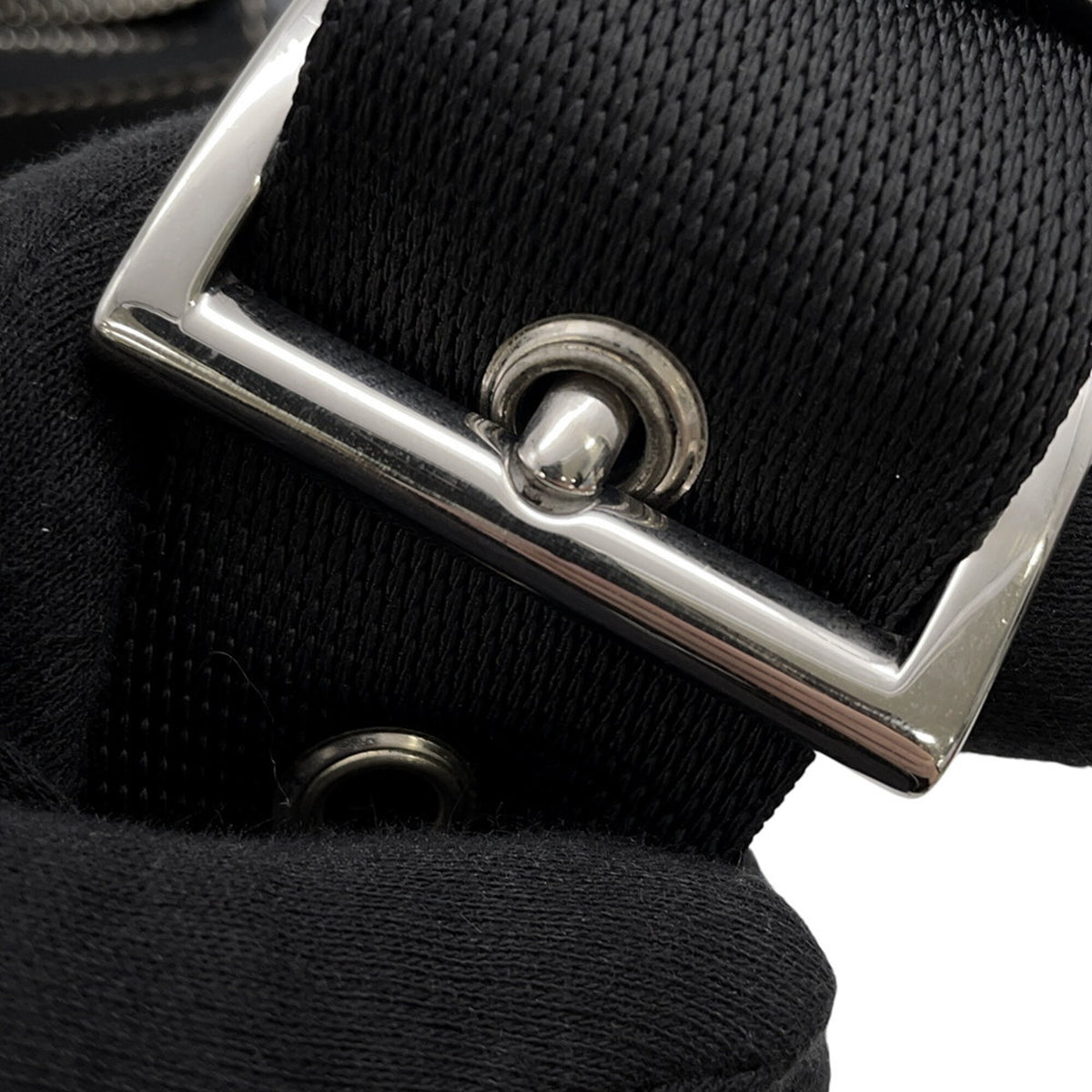 Prada Black Leather Handbag Shoulder Bag (Pre-Owned)