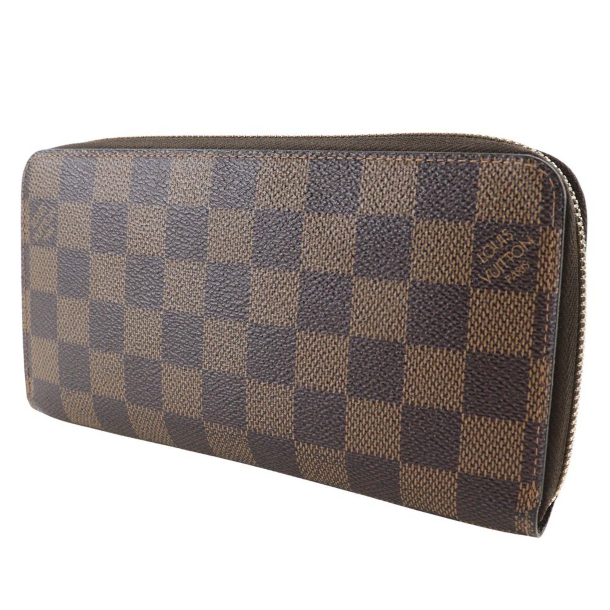 Louis Vuitton Brown Damier Canvas Long Wallet (Bi-Fold) (Pre-Owned)