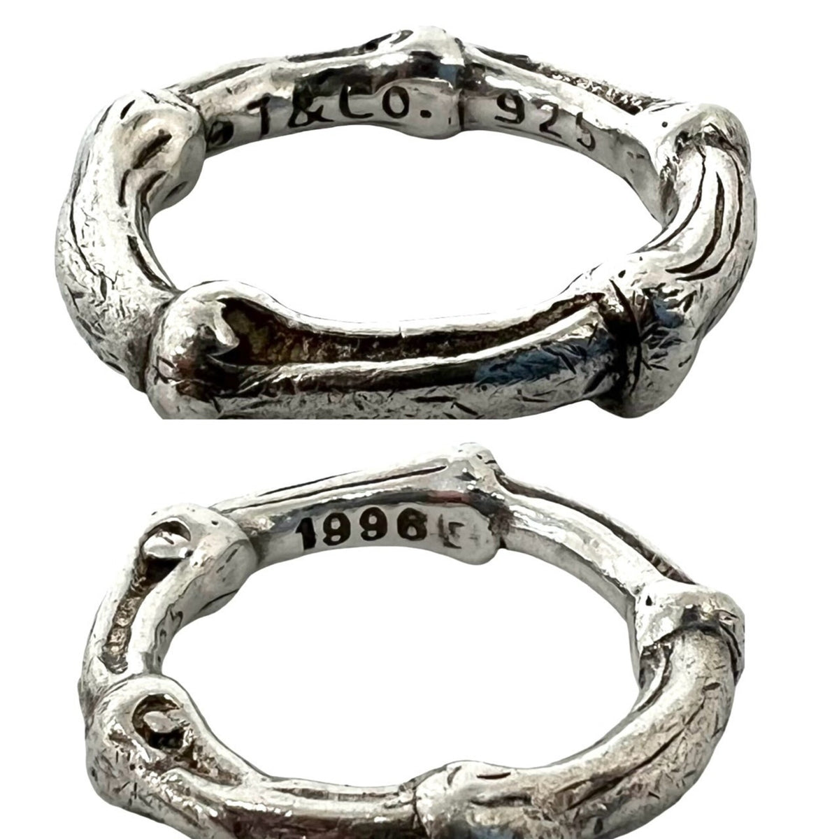 Tiffany Silver Silver 925 Band Ring (Pre-Owned)