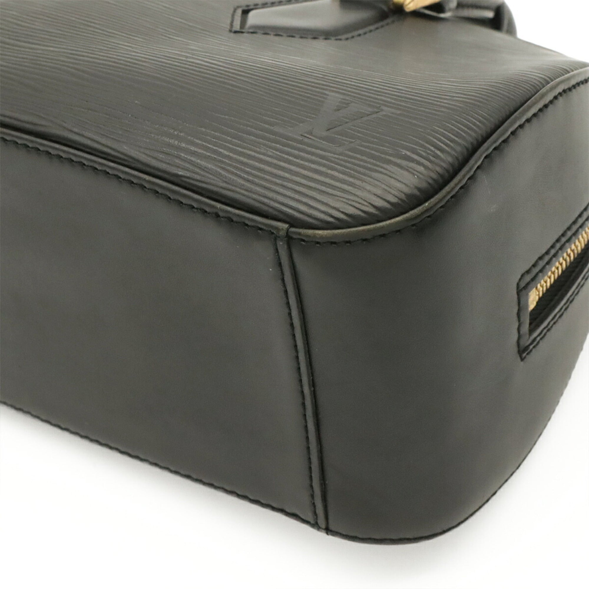 Louis Vuitton Black Noir White Handbag (Pre-Owned)
