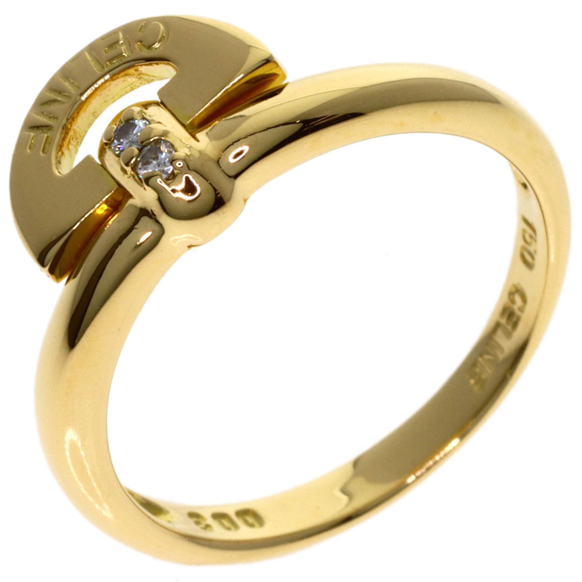Celine Yellow Gold (18K) Band Ring (Pre-Owned)