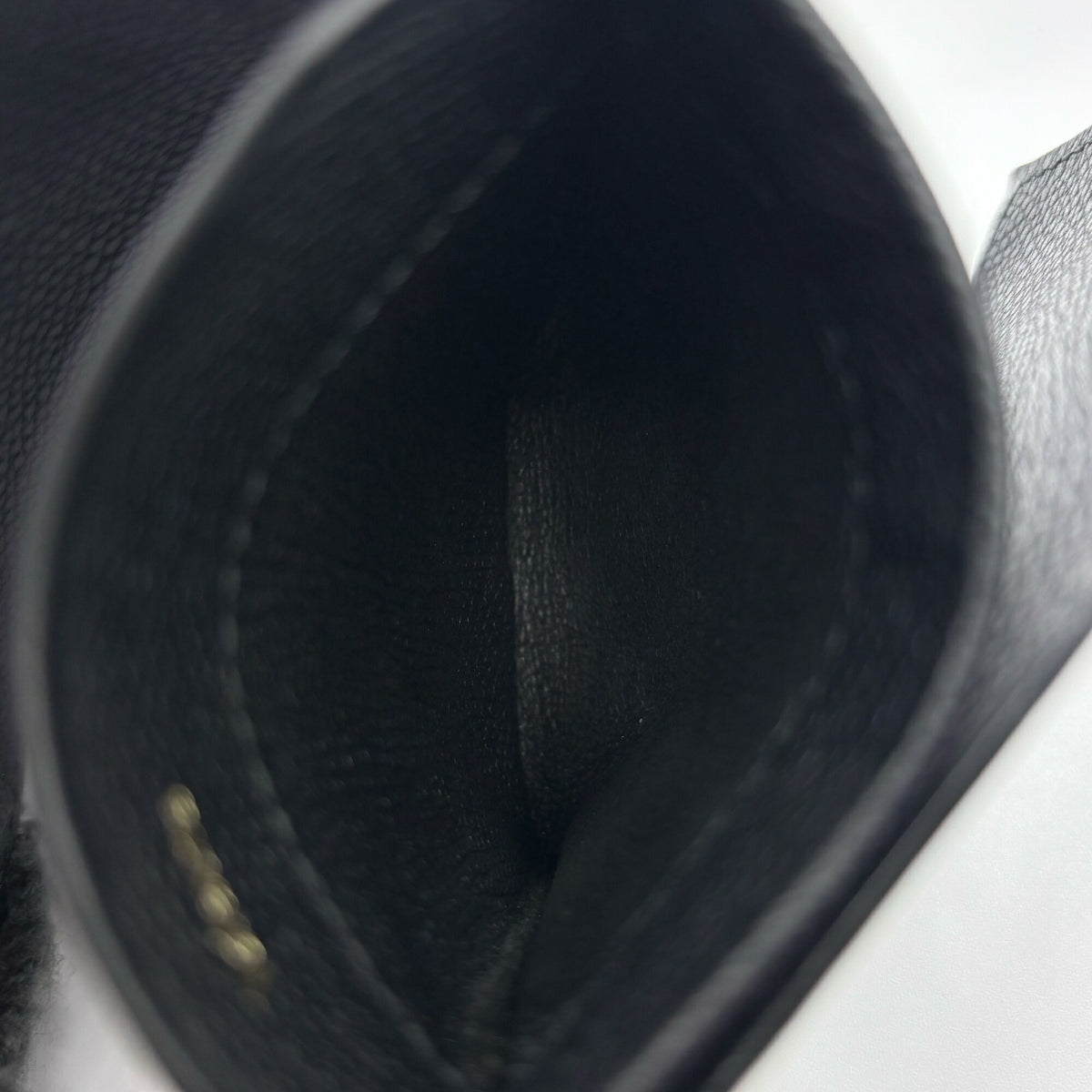 Valextra Black Leather Money Clip (Pre-Owned)