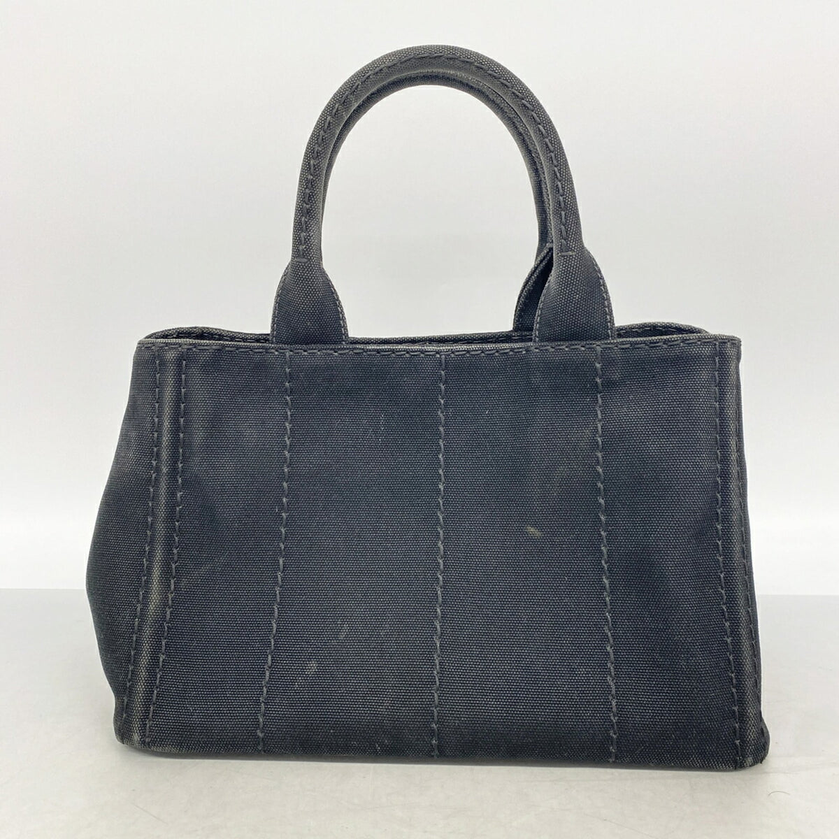 Prada Black Canvas Handbag (Pre-Owned)