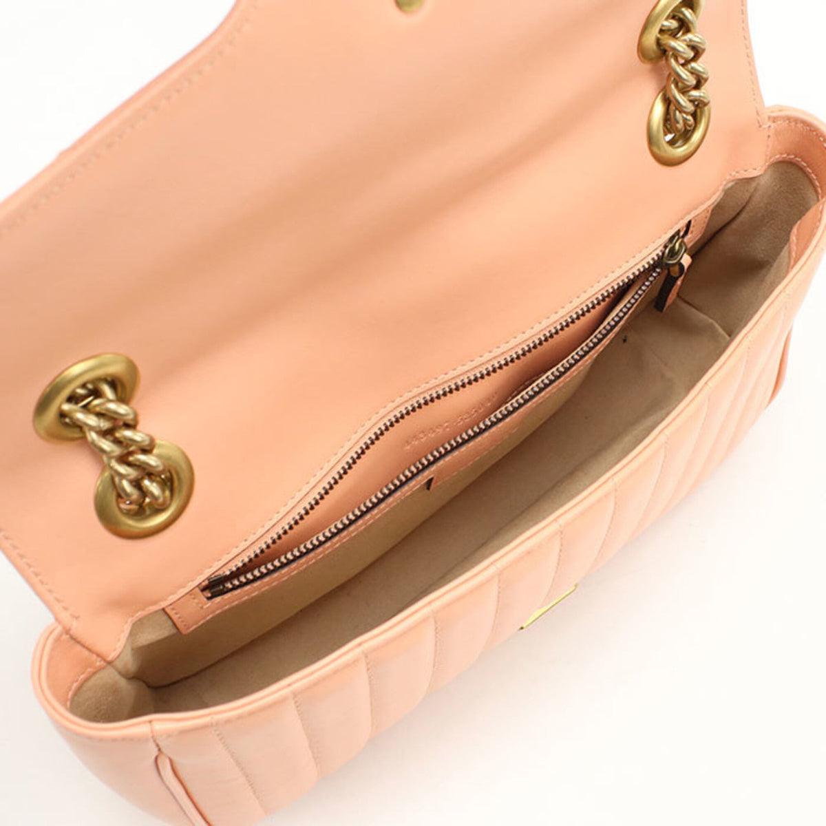 Gucci Pink Leather Shoulder Bag (Pre-Owned)