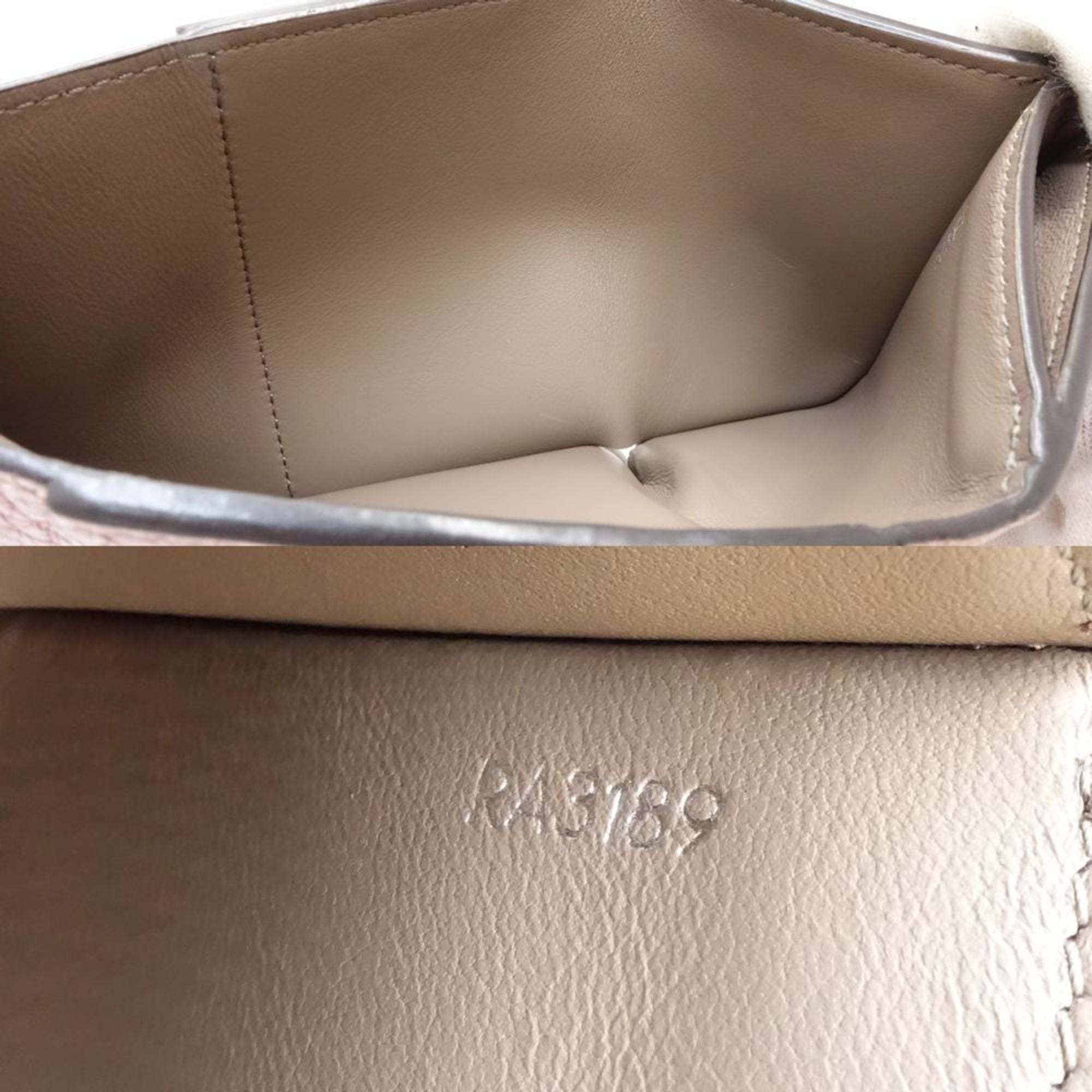 Louis Vuitton Magnolia Leather Wallet (Tri-Fold) (Pre-Owned)