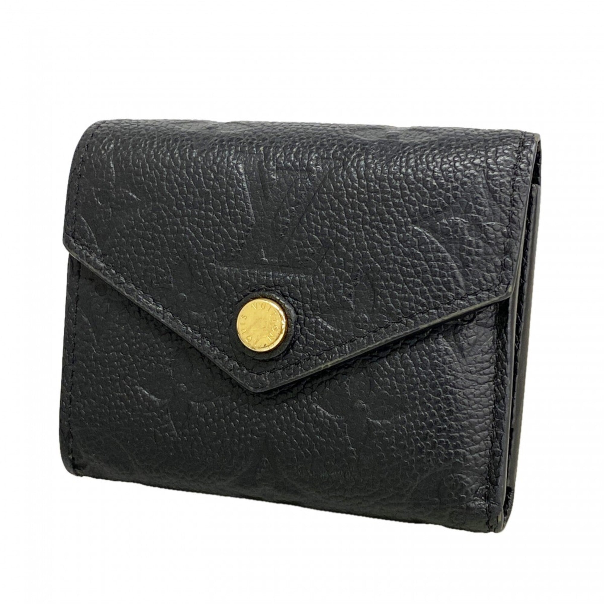 Louis Vuitton Noir Wallet (Tri-Fold) (Pre-Owned)