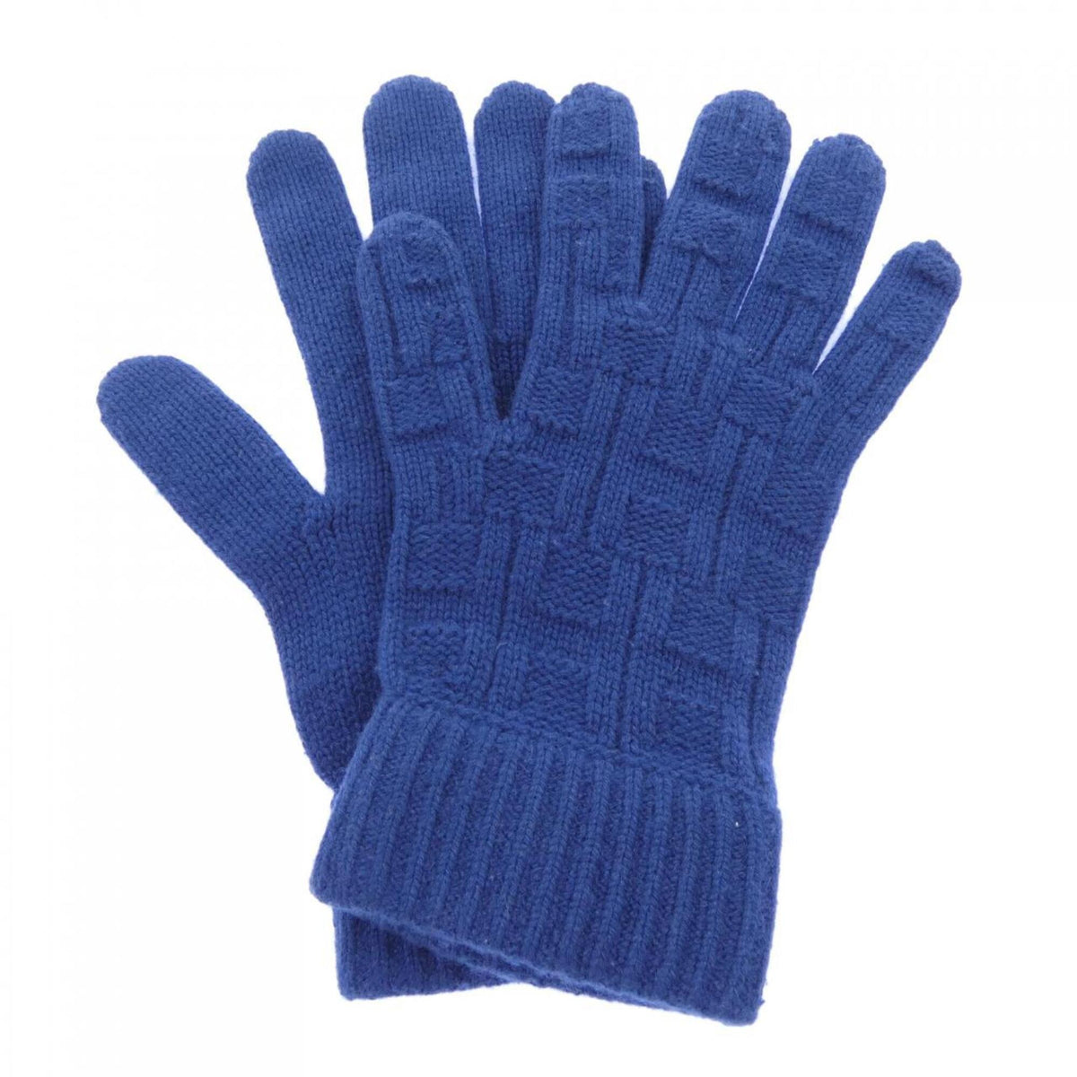 Hermes Navy Cashmere Warm Gloves (Pre-Owned)
