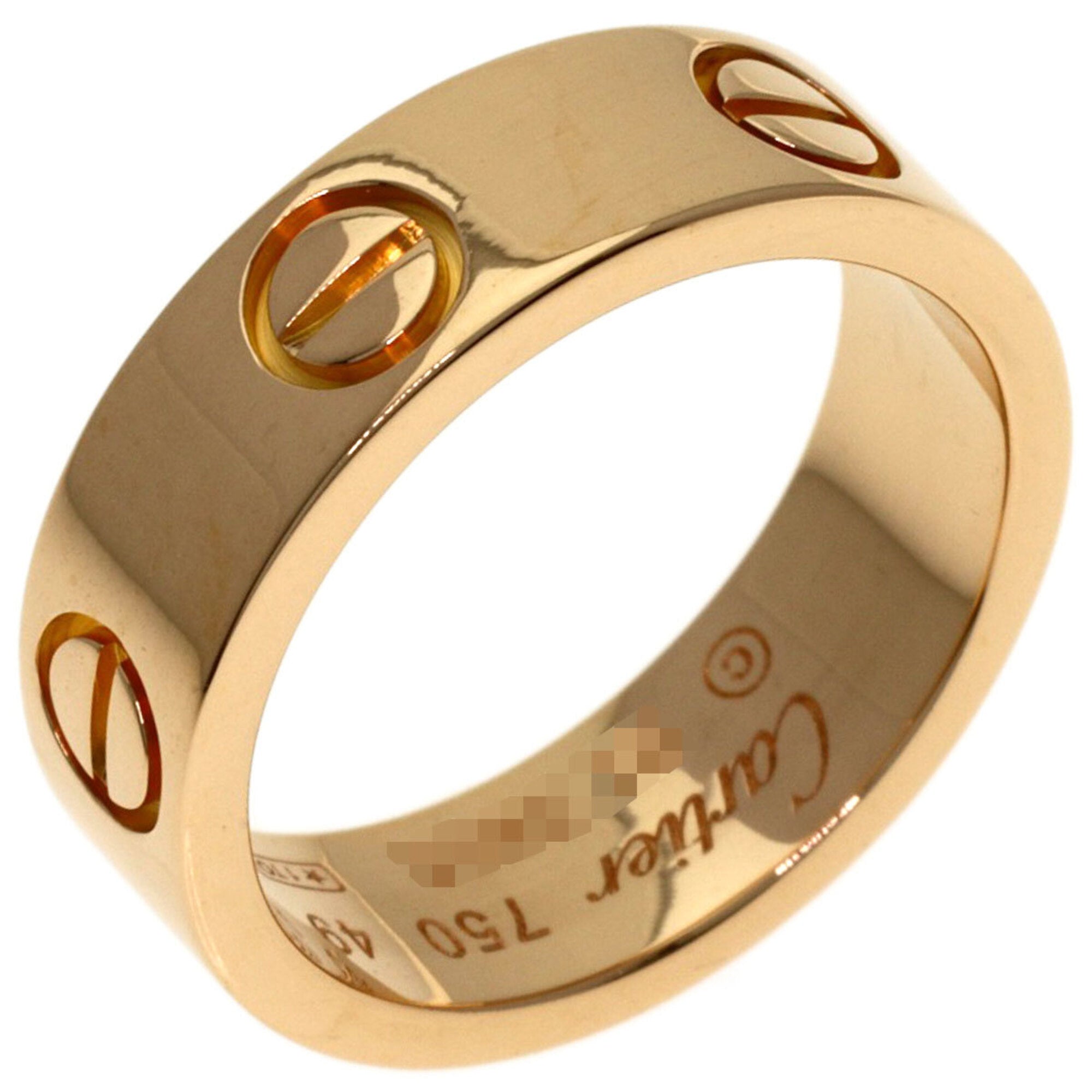 Cartier Pink Gold Pink Gold (18K) Band Ring (Pre-Owned)