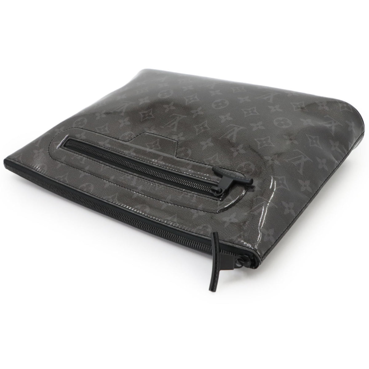 Louis Vuitton Black Monogram Eclipse Monogram Eclipse Clutch Bag Pochette (Pre-Owned)