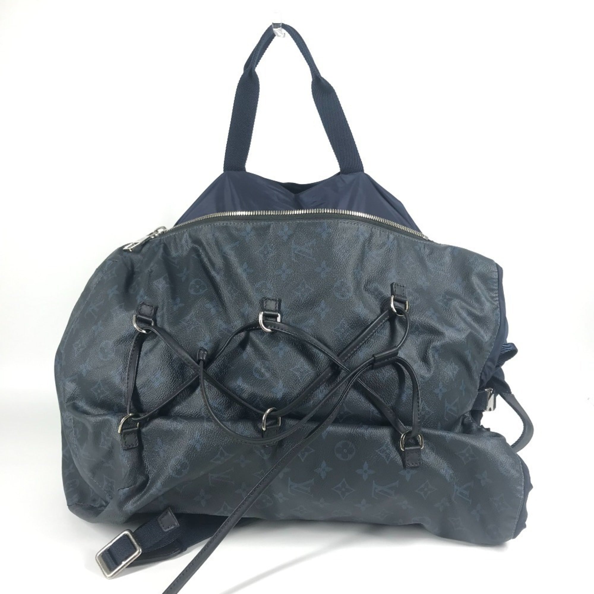 Louis Vuitton Blue Monogram Cobalt Navy Monogram Cobalt Backpack (Pre-Owned)