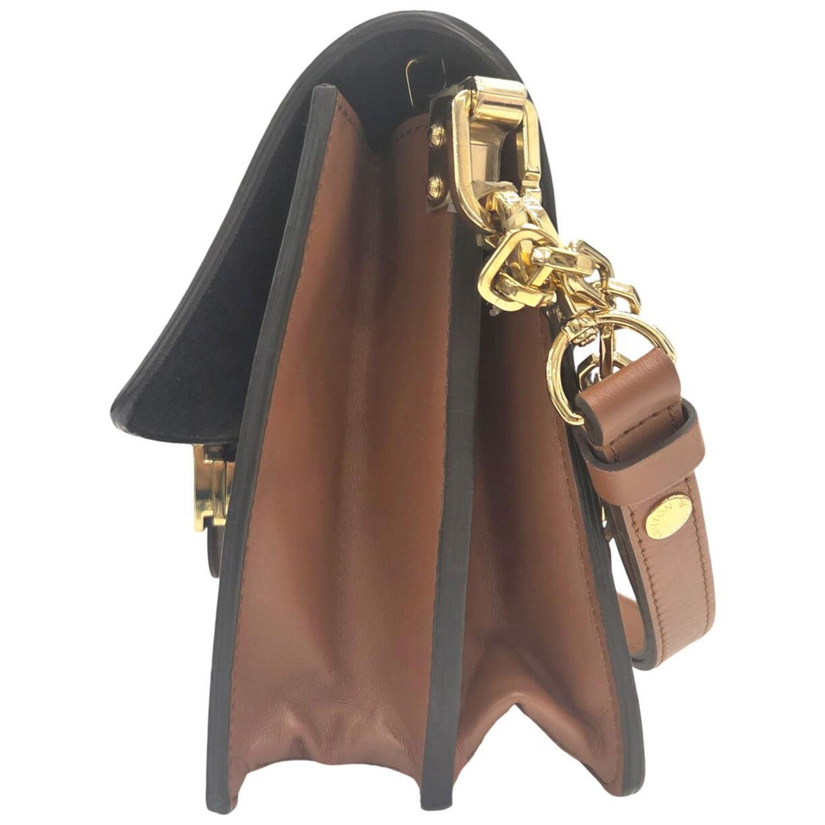 Louis Vuitton Brown Monogram Reverse Shoulder Bag (Pre-Owned)