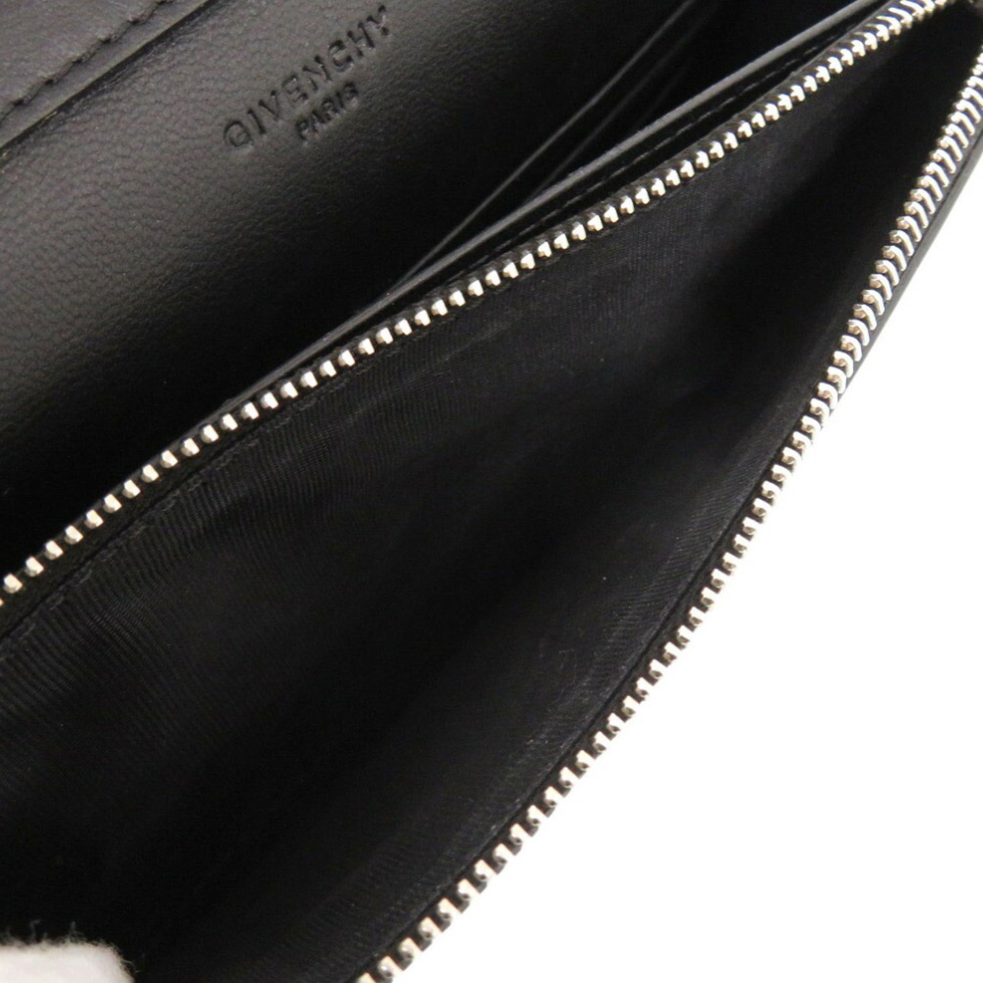 Givenchy Black Leather Chain/Shoulder Wallet (Pre-Owned)