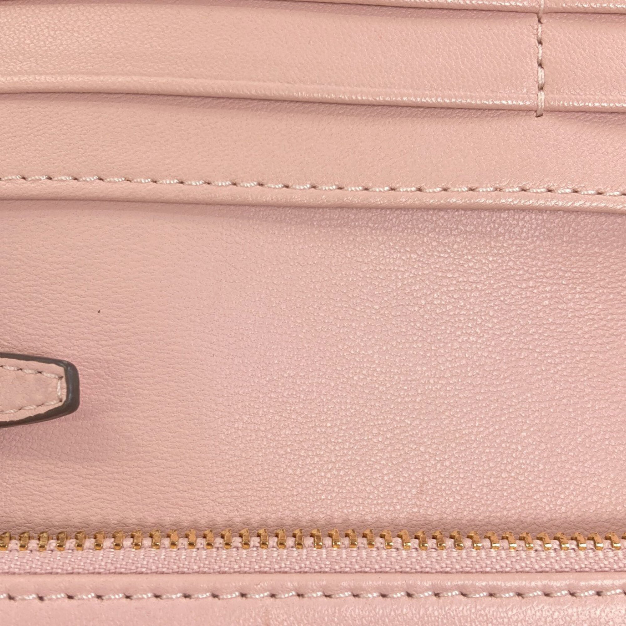 Tory Burch Pink Leather Chain/Shoulder Wallet (Pre-Owned)