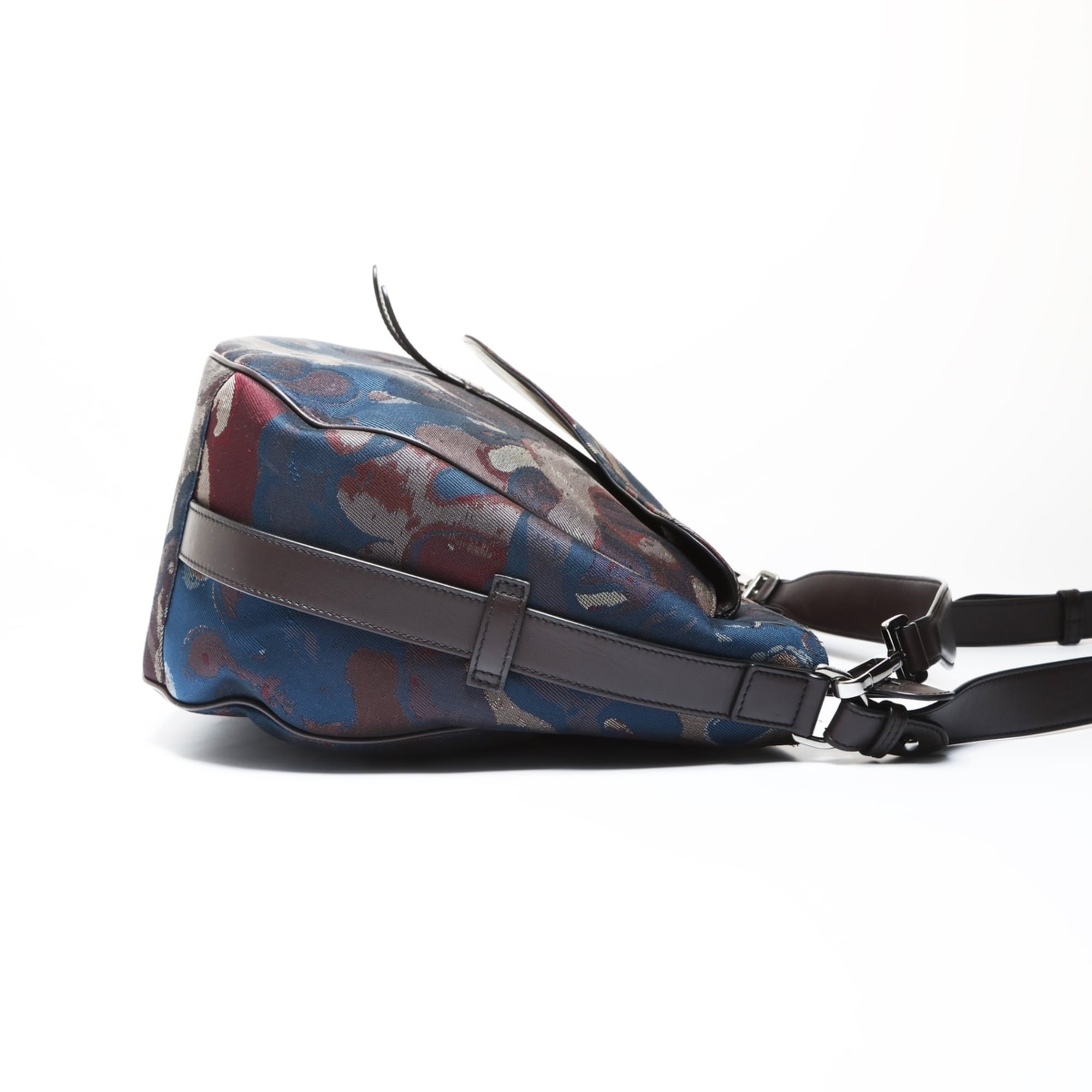 Christian Dior Multi-Color Saddle Bag Shoulder Bag (Pre-Owned)