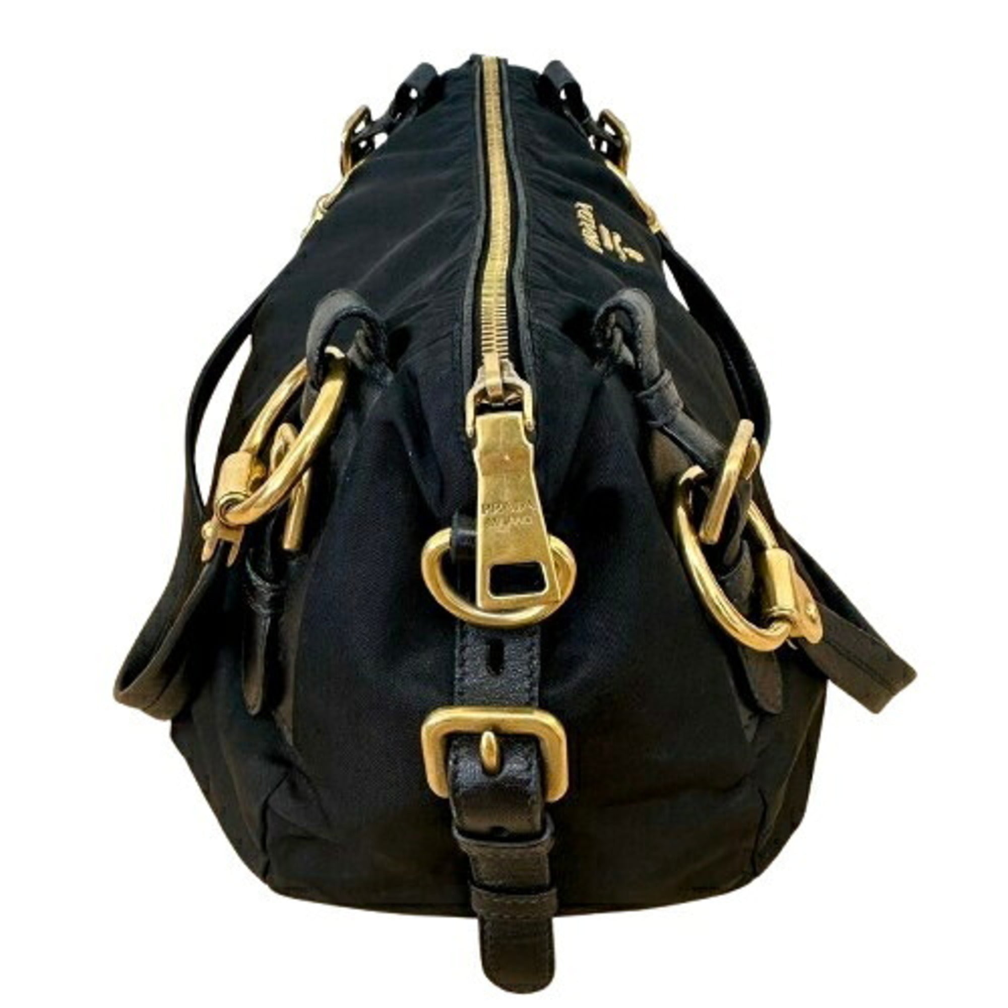 Prada Black Nylon Handbag (Pre-Owned)