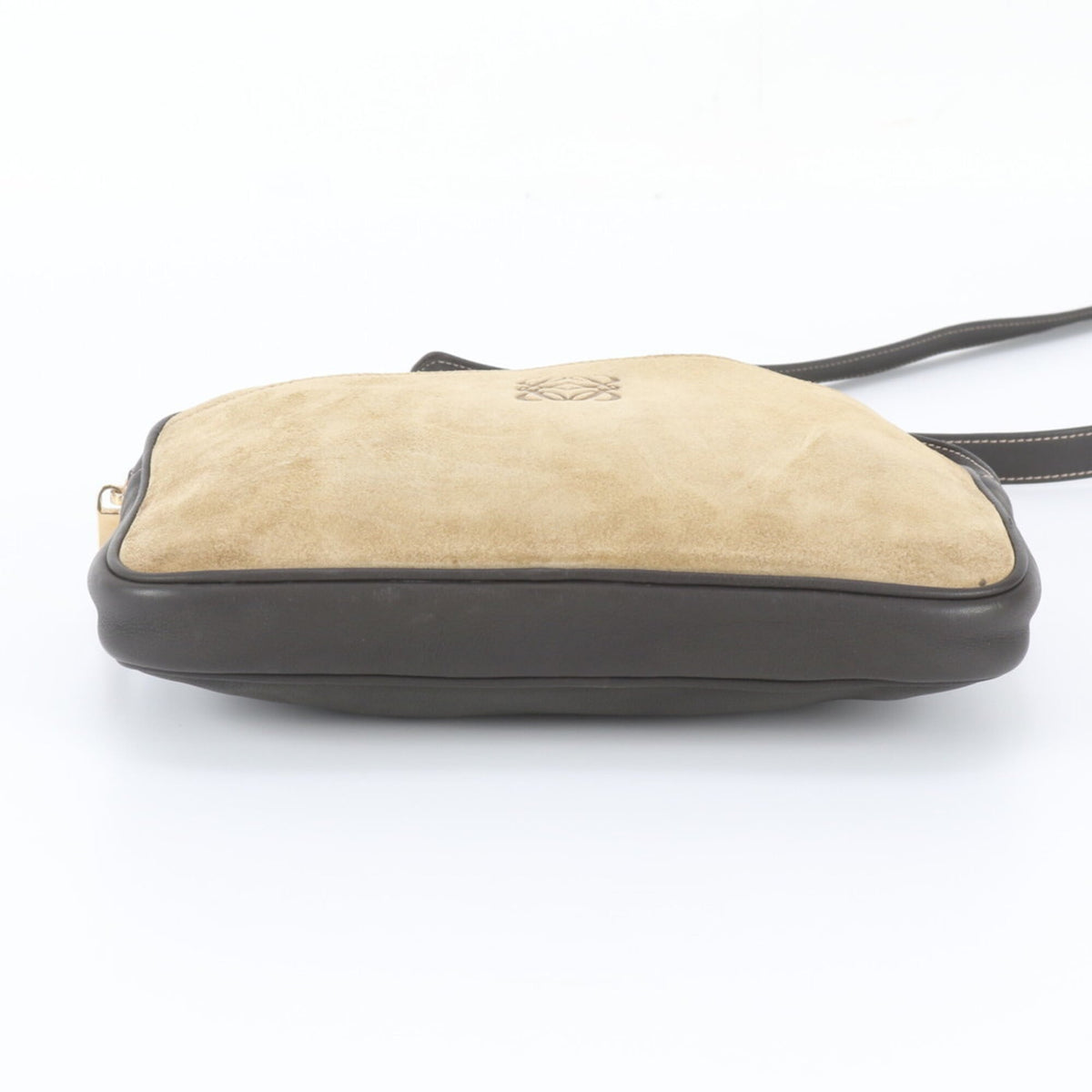 Loewe Beige Brown Leather Handbag Shoulder Bag Tote Bag (Pre-Owned)