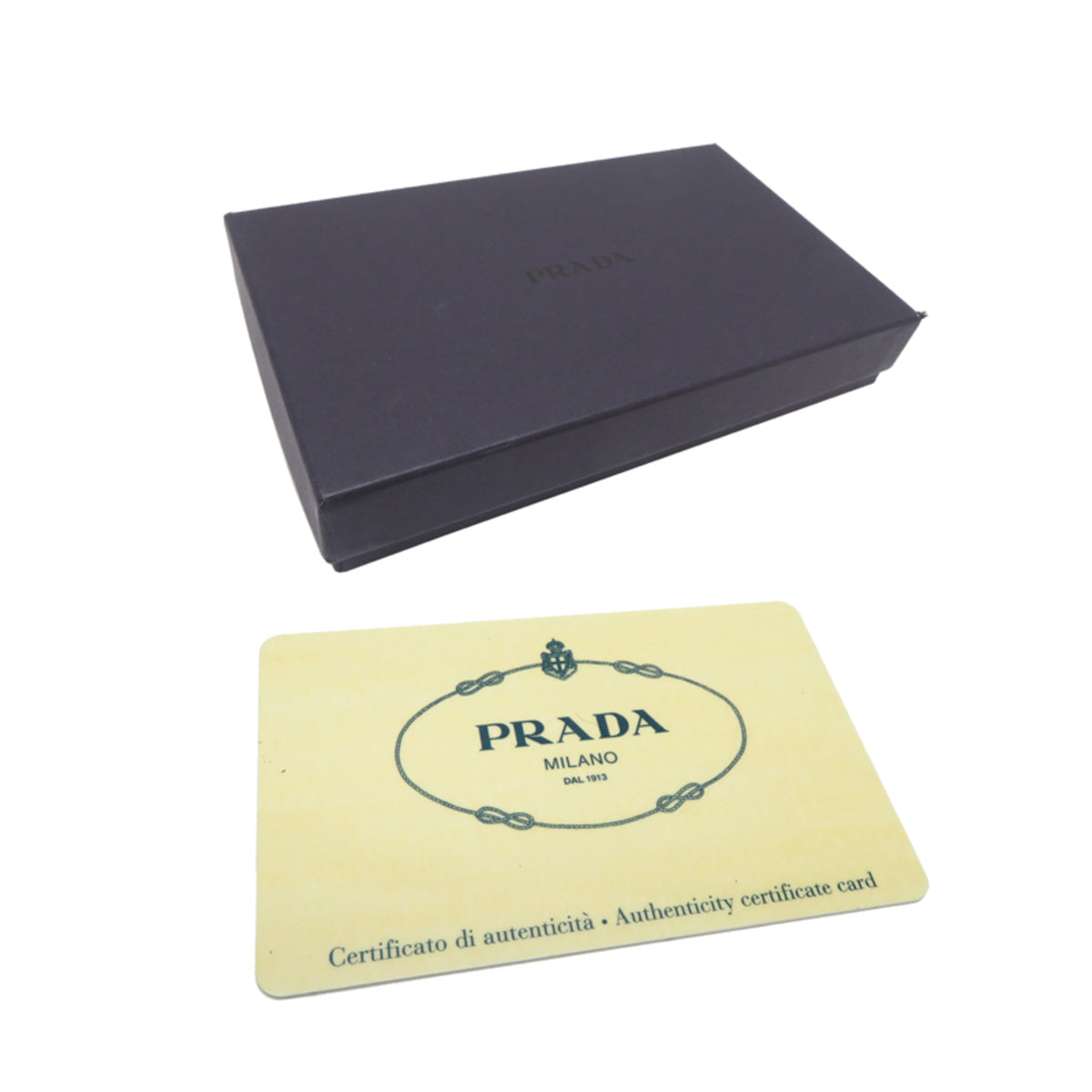 Prada Black Nylon Long Wallet (Bi-Fold) (Pre-Owned)