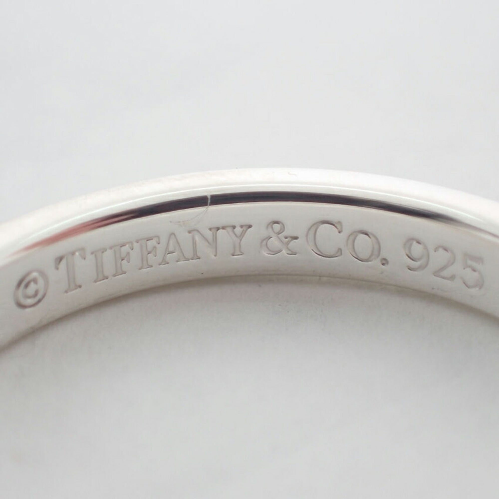 Tiffany Sterling Silver 925 Band Ring (Pre-Owned)