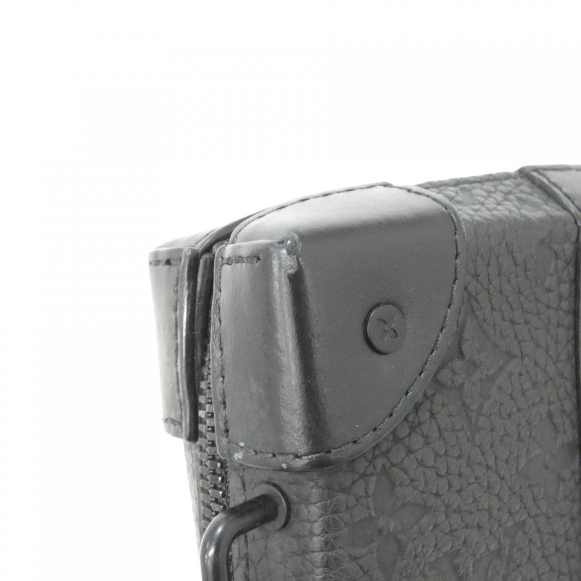 Louis Vuitton Taurillon Black Leather Shoulder Bag (Pre-Owned)