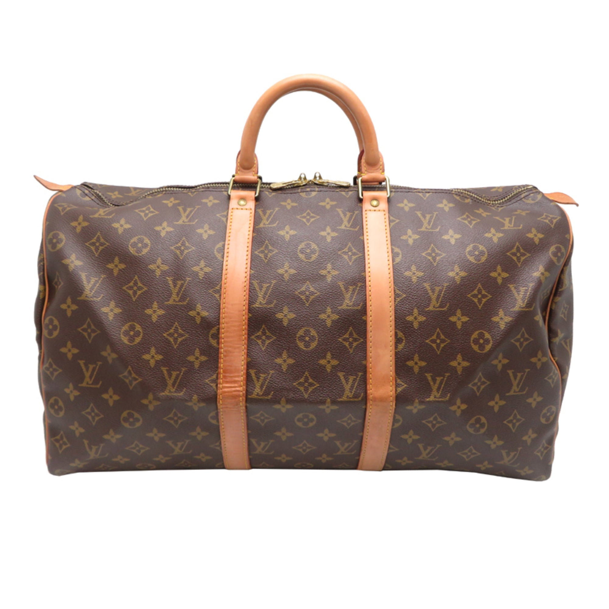 Louis Vuitton Brown Monogram Boston Bag (Pre-Owned)