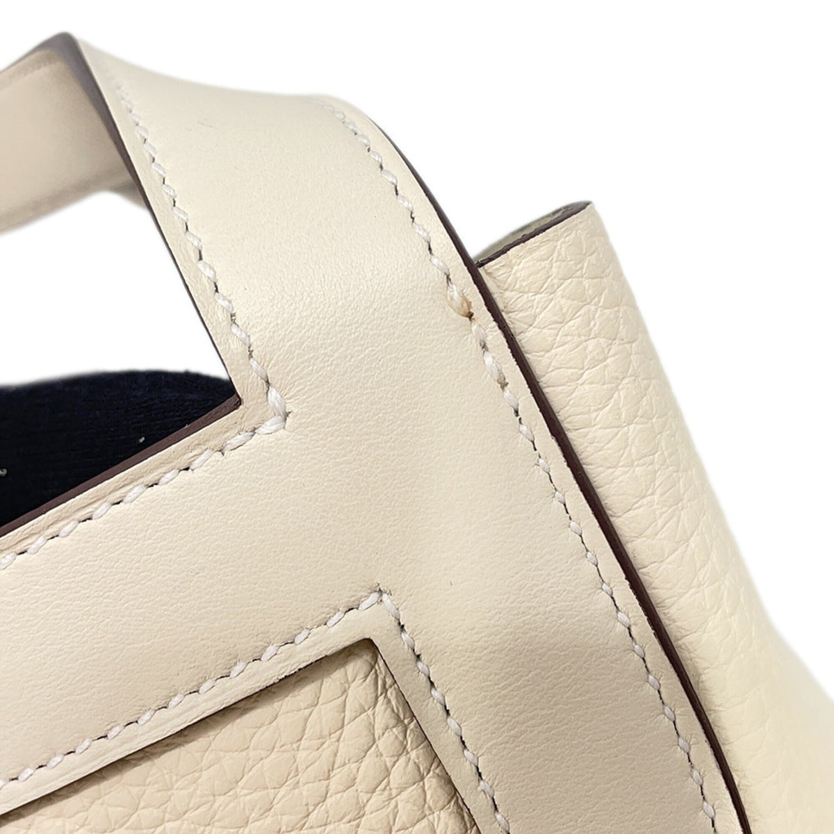 Hermes Gold Taurillon Clemence Leather Swift Leather Tote Bag (Pre-Owned)
