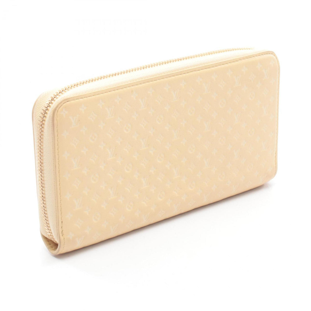 Louis Vuitton Ivory Jaune Yellow Leather Long Wallet (Bi-Fold) (Pre-Owned)