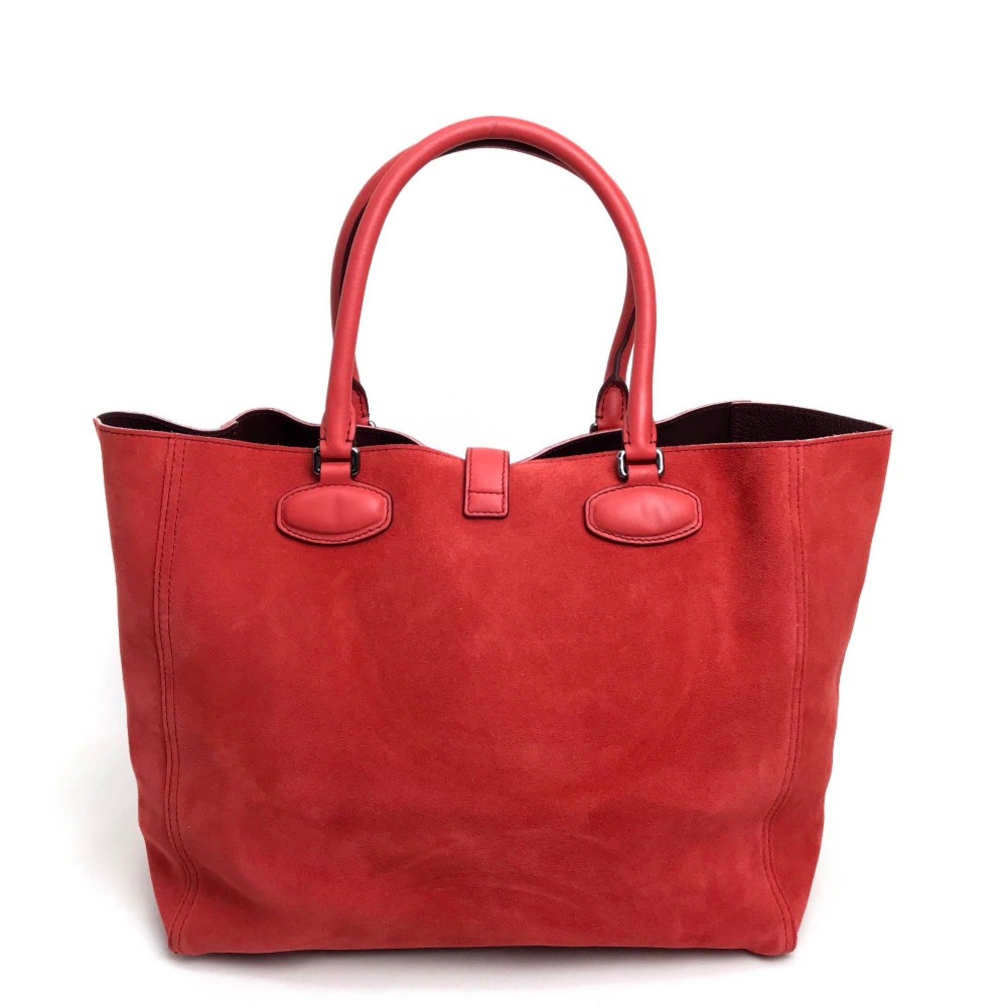 Loewe Red Leather Tote Bag (Pre-Owned)