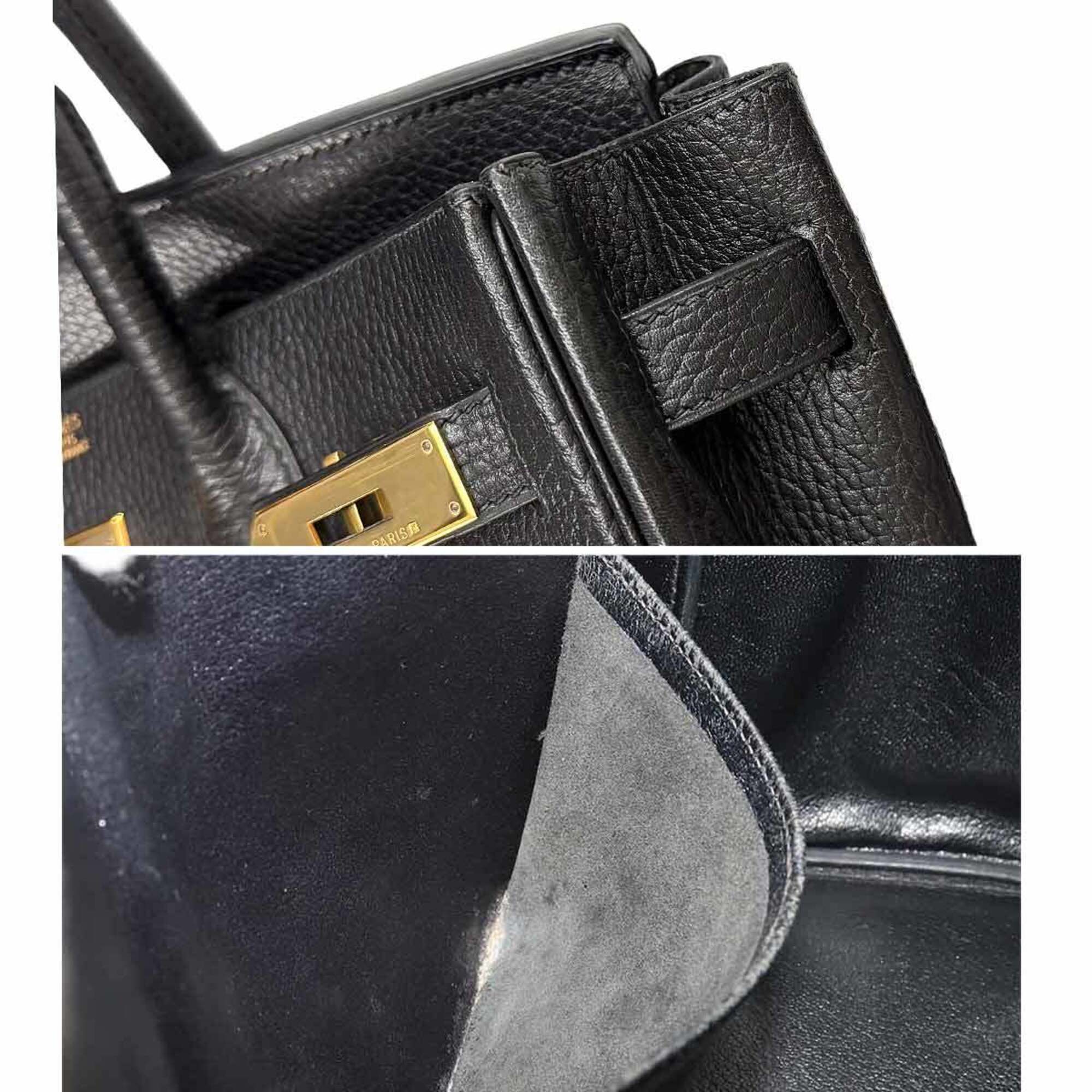 Hermes Birkin Black Ardennes Leather Handbag (Pre-Owned)