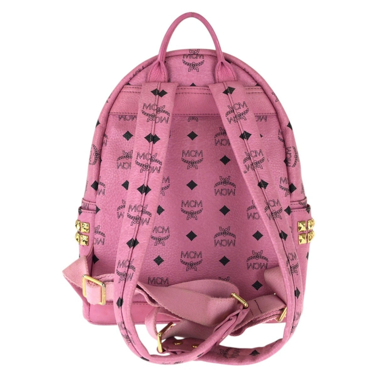Mcm Pink Leather Backpack (Pre-Owned)