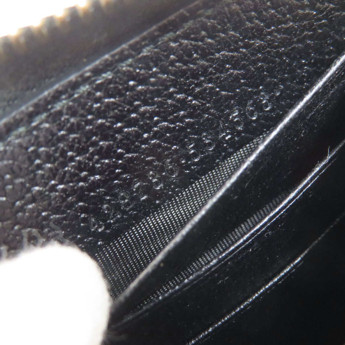 Gucci Black Leather Long Wallet (Bi-Fold) (Pre-Owned)