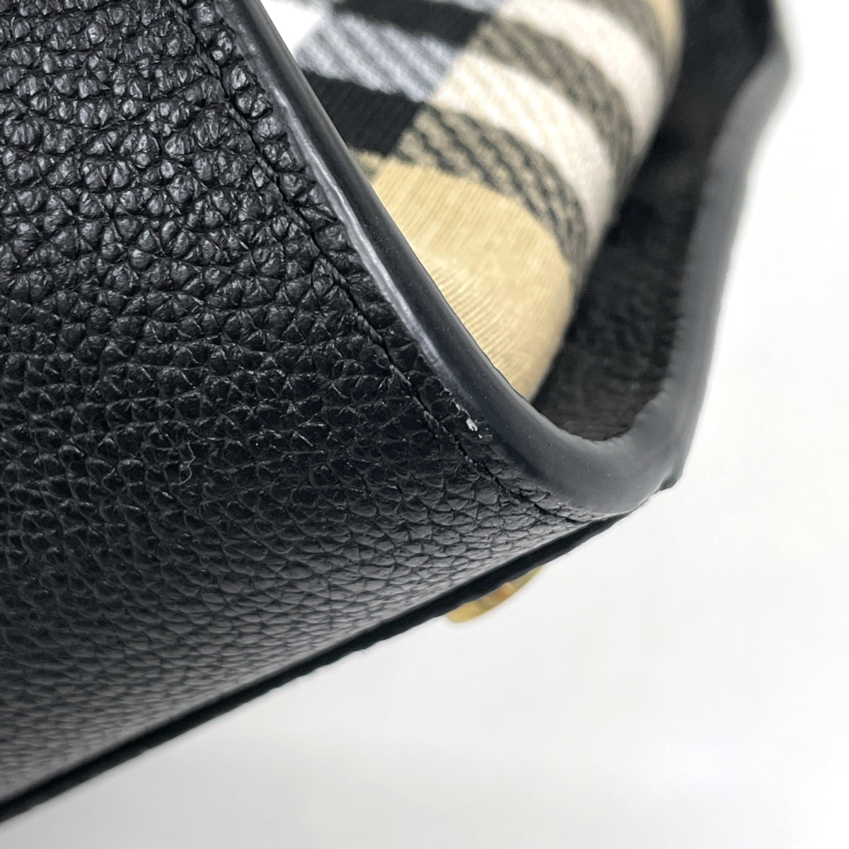 Burberry Black Leather Tote Bag (Pre-Owned)