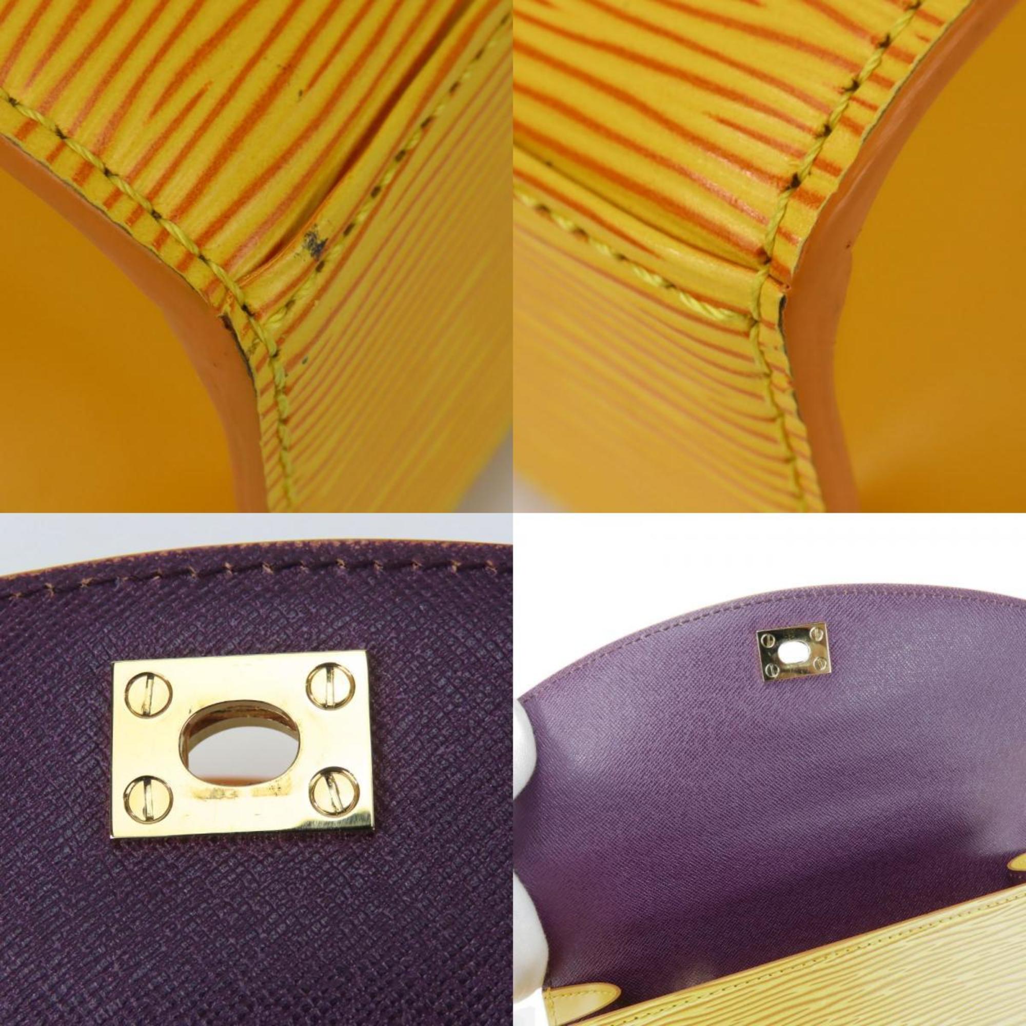 Louis Vuitton Epi Yellow Epi Leather Handbag (Pre-Owned)