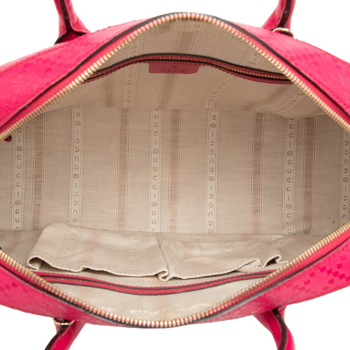 Gucci Pink Leather Handbag Shoulder Bag (Pre-Owned)