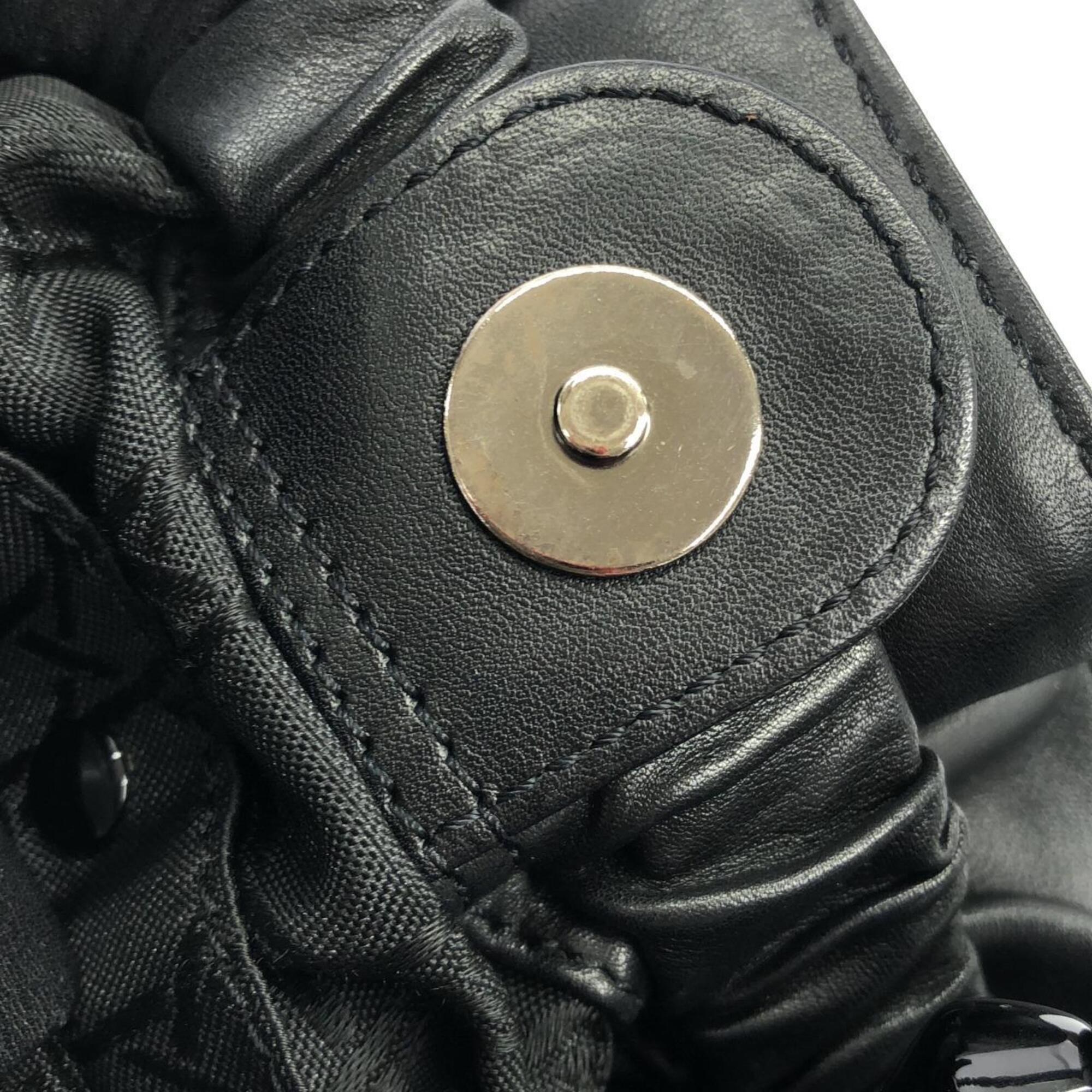 Christian Dior Black Leather Handbag (Pre-Owned)