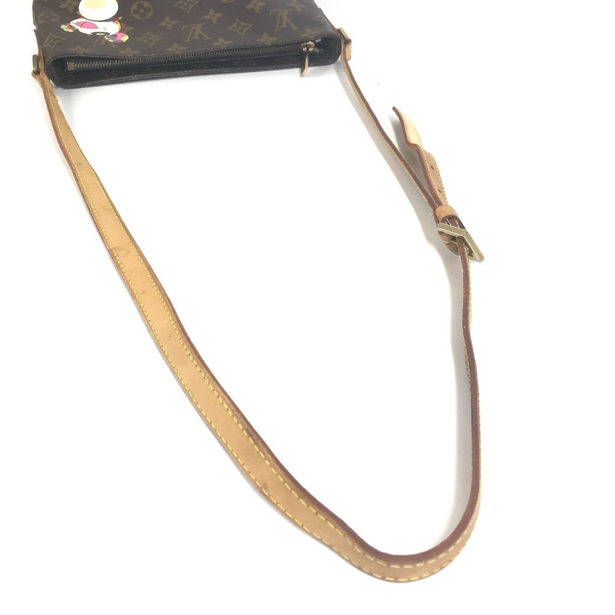 Louis Vuitton Brown Monogram Panda Multi-Color Monogram Pochette Shoulder Bag (Pre-Owned)
