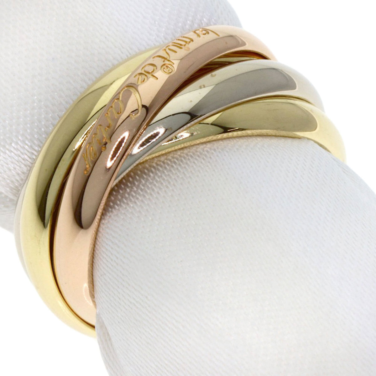 Cartier Trinity Yellow Gold (18K) Pink Gold (18K) White Gold (18K) Band Ring (Pre-Owned)