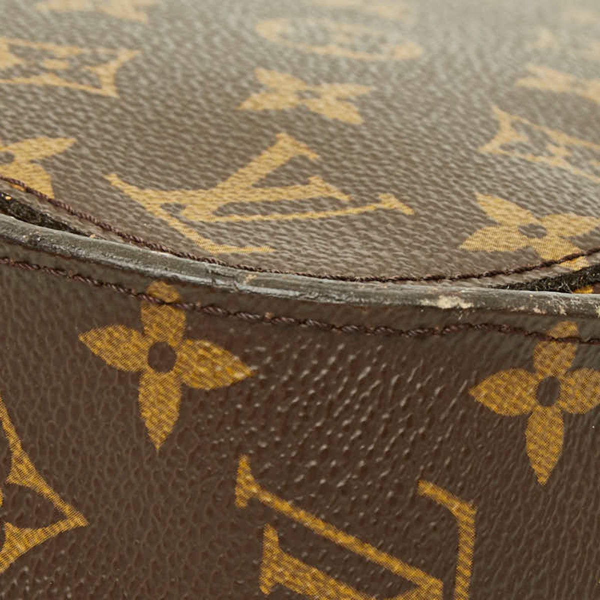 Louis Vuitton Brown Pvc Leather Shoulder Bag (Pre-Owned)