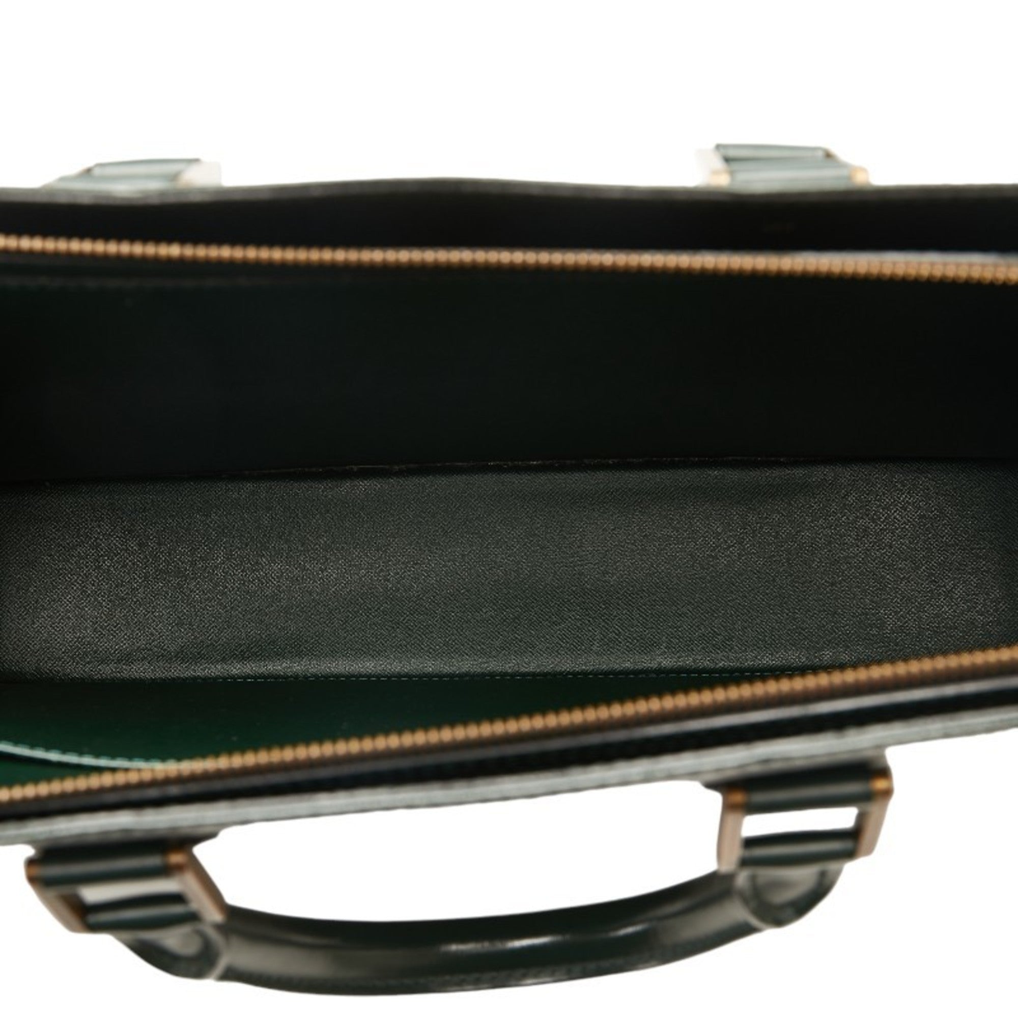 Louis Vuitton Episea Green Leather Handbag Shoulder Bag (Pre-Owned)