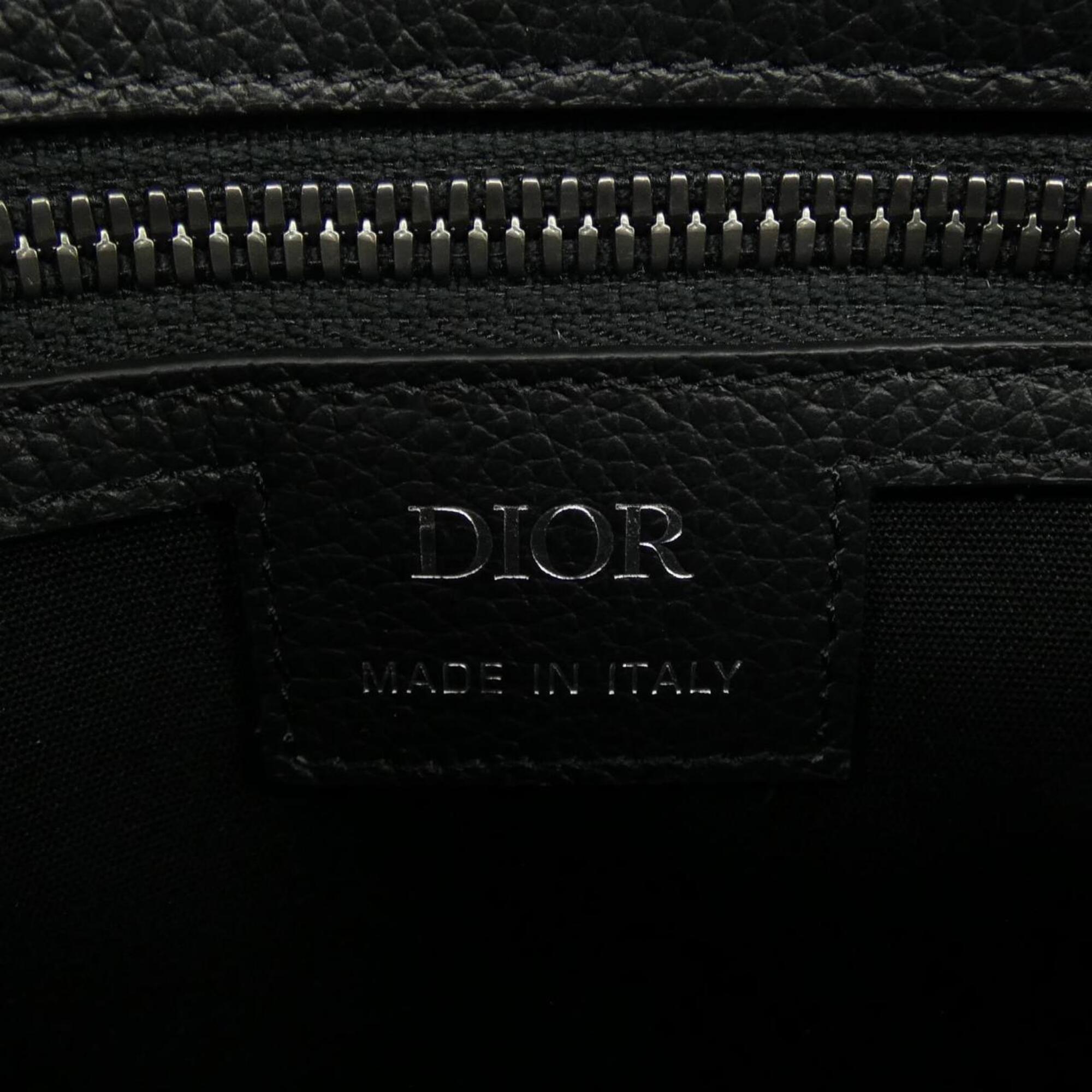 Christian Dior Black Gray Handbag Weekend Bag (Pre-Owned)
