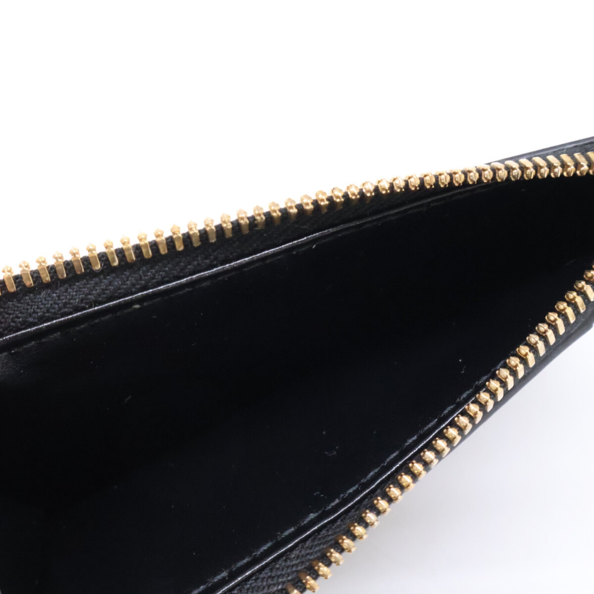 Bottega Veneta Black Leather Coin Purse/Coin Case (Pre-Owned)