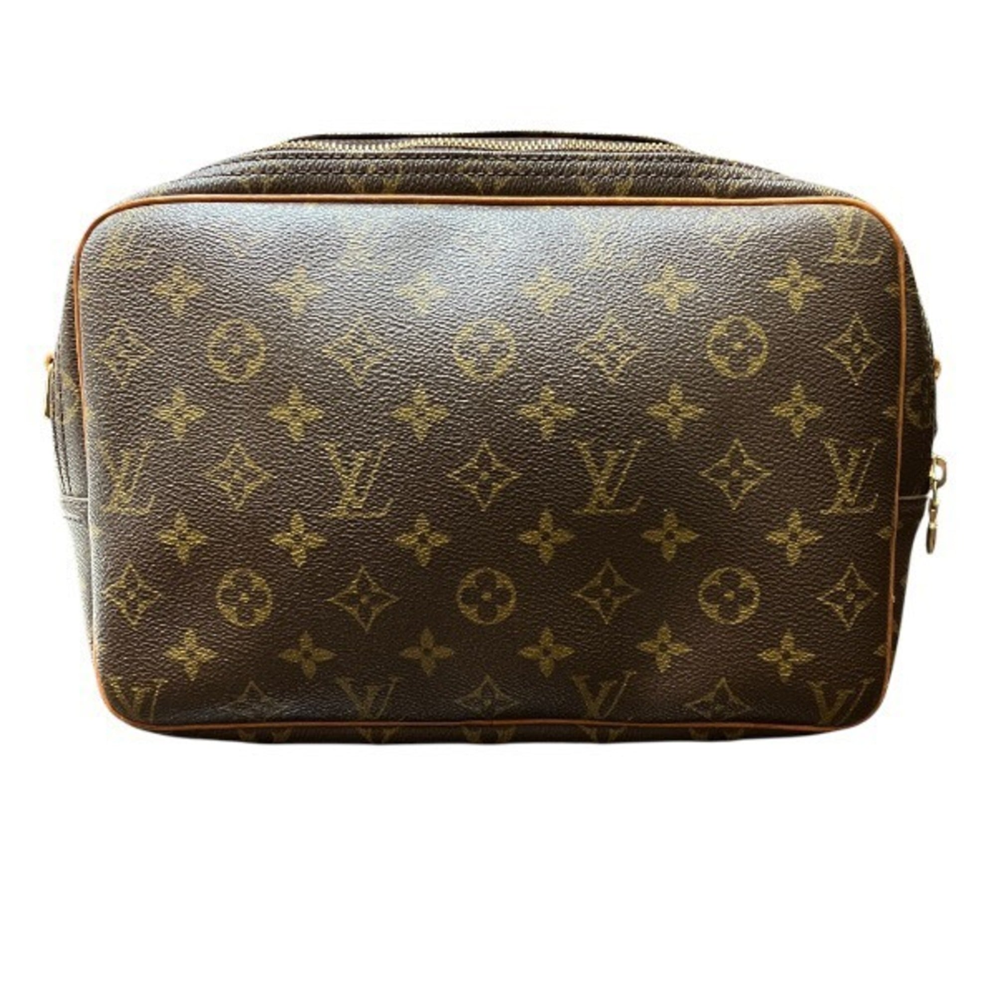 Louis Vuitton Brown Monogram Shoulder Bag (Pre-Owned)