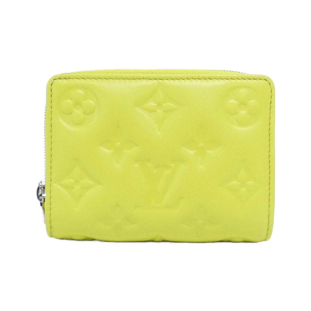 Louis Vuitton Yellow Leather Long Wallet (Bi-Fold) (Pre-Owned)