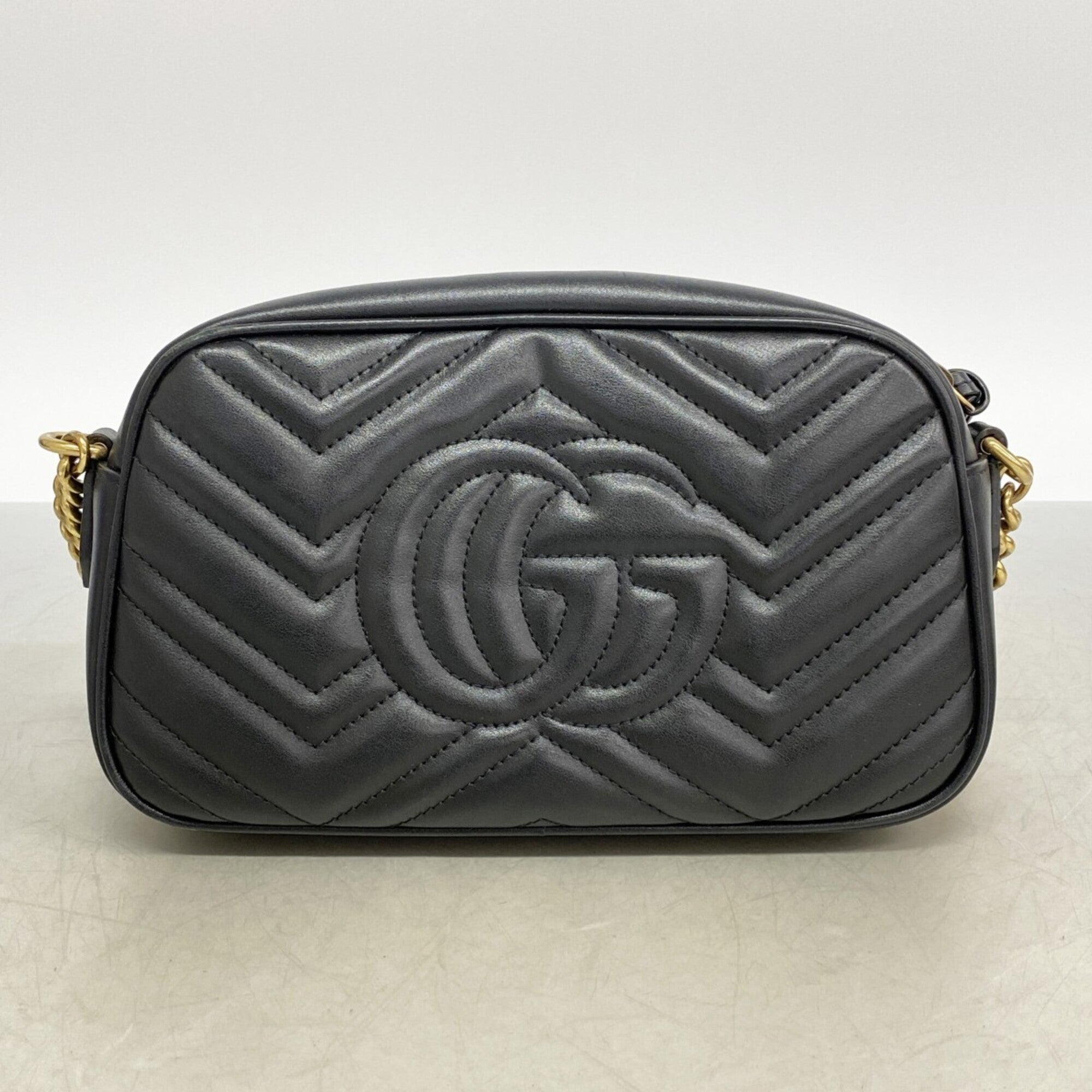 Gucci Black Leather Shoulder Bag (Pre-Owned)