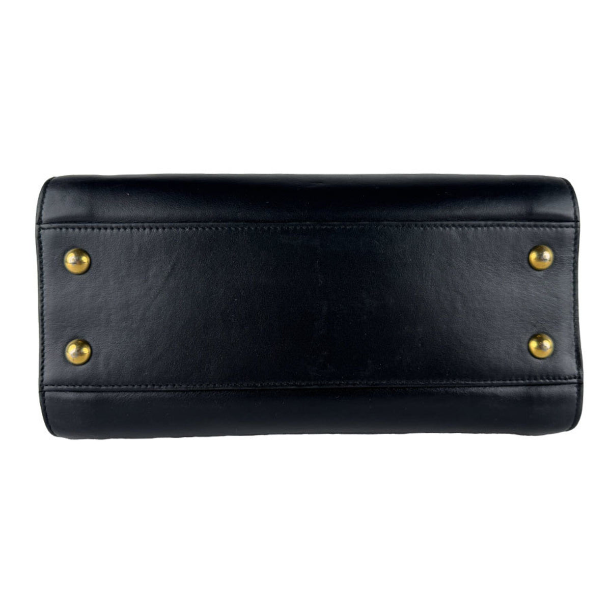 Saint Laurent Black Leather Handbag (Pre-Owned)