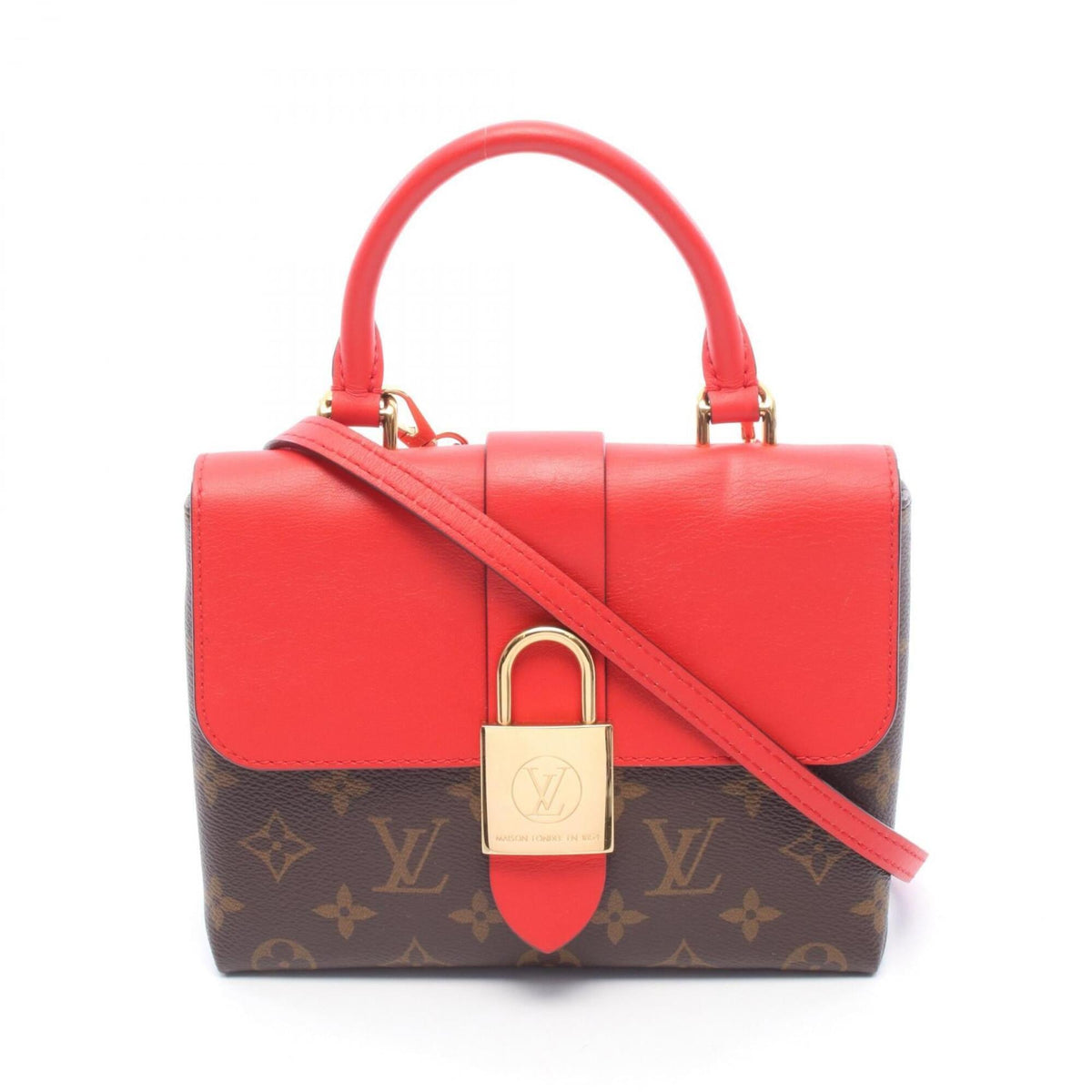 Louis Vuitton Black Brown Monogram Noir Monogram Leather Handbag (Pre-Owned)