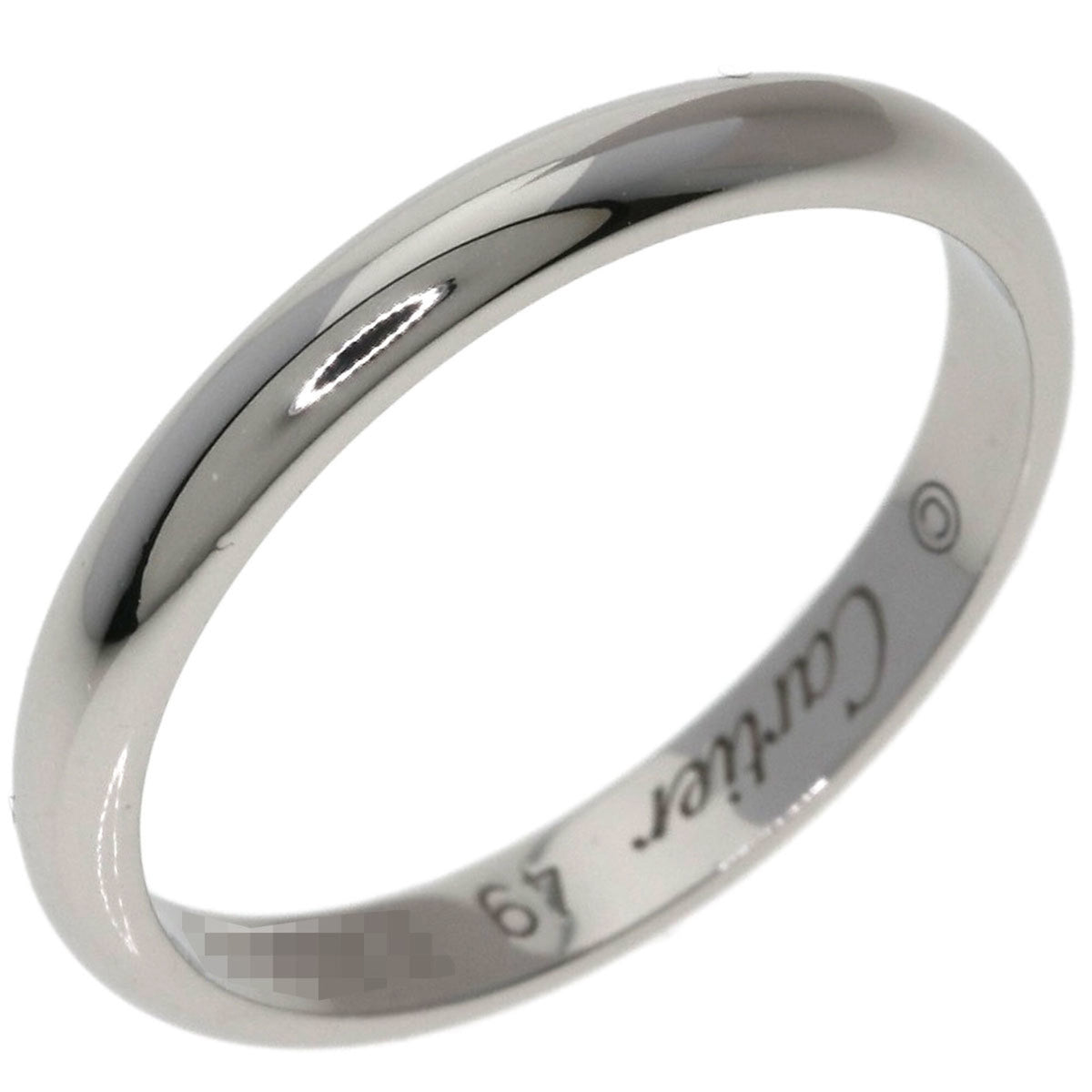 Cartier Platinum 950 Band Ring (Pre-Owned)