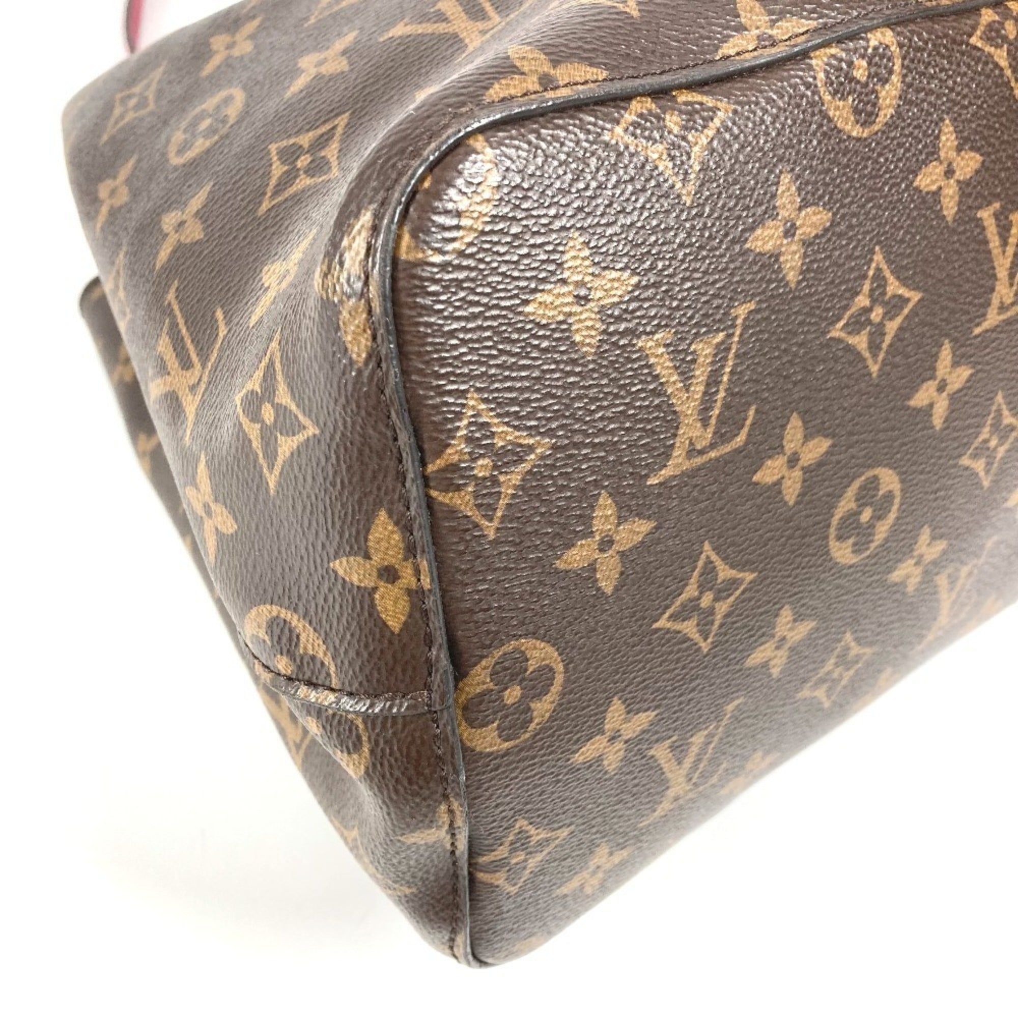 Louis Vuitton Brown Pink Monogram Shoulder Bag (Pre-Owned)