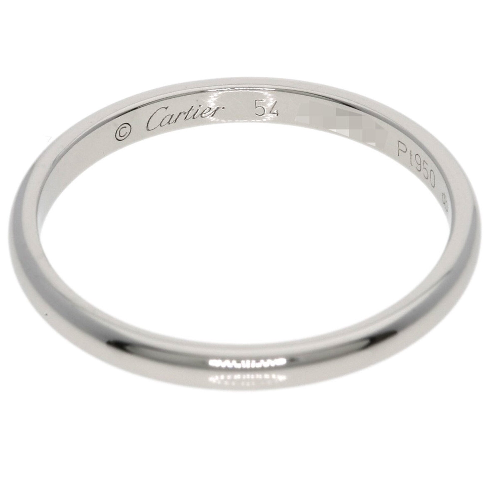 Cartier Platinum 950 Band Ring (Pre-Owned)